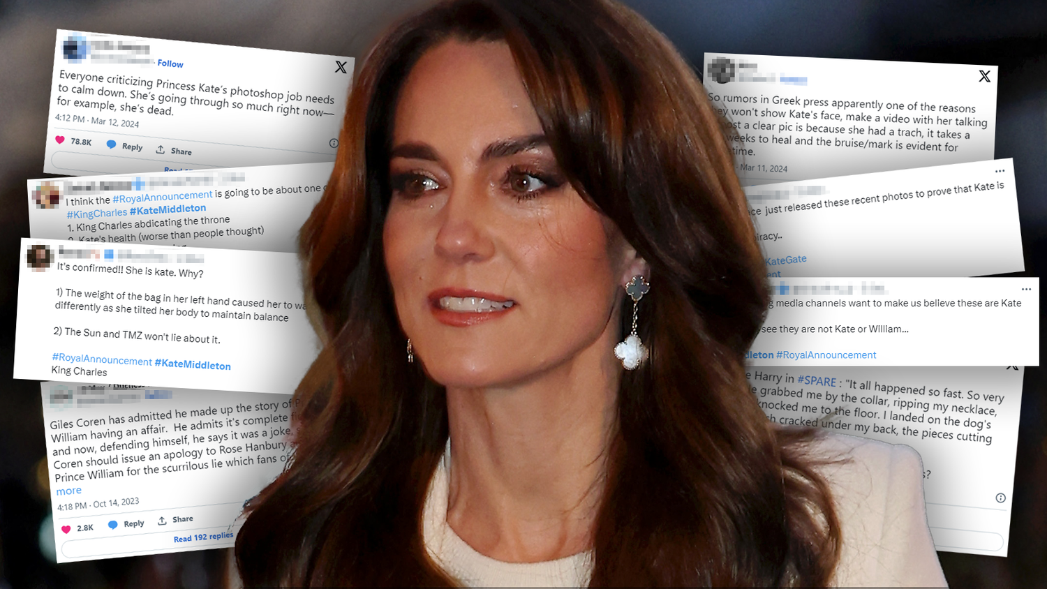 Auf Twitter trendet Kate immer wieder durch wilde Theorien von Usern.