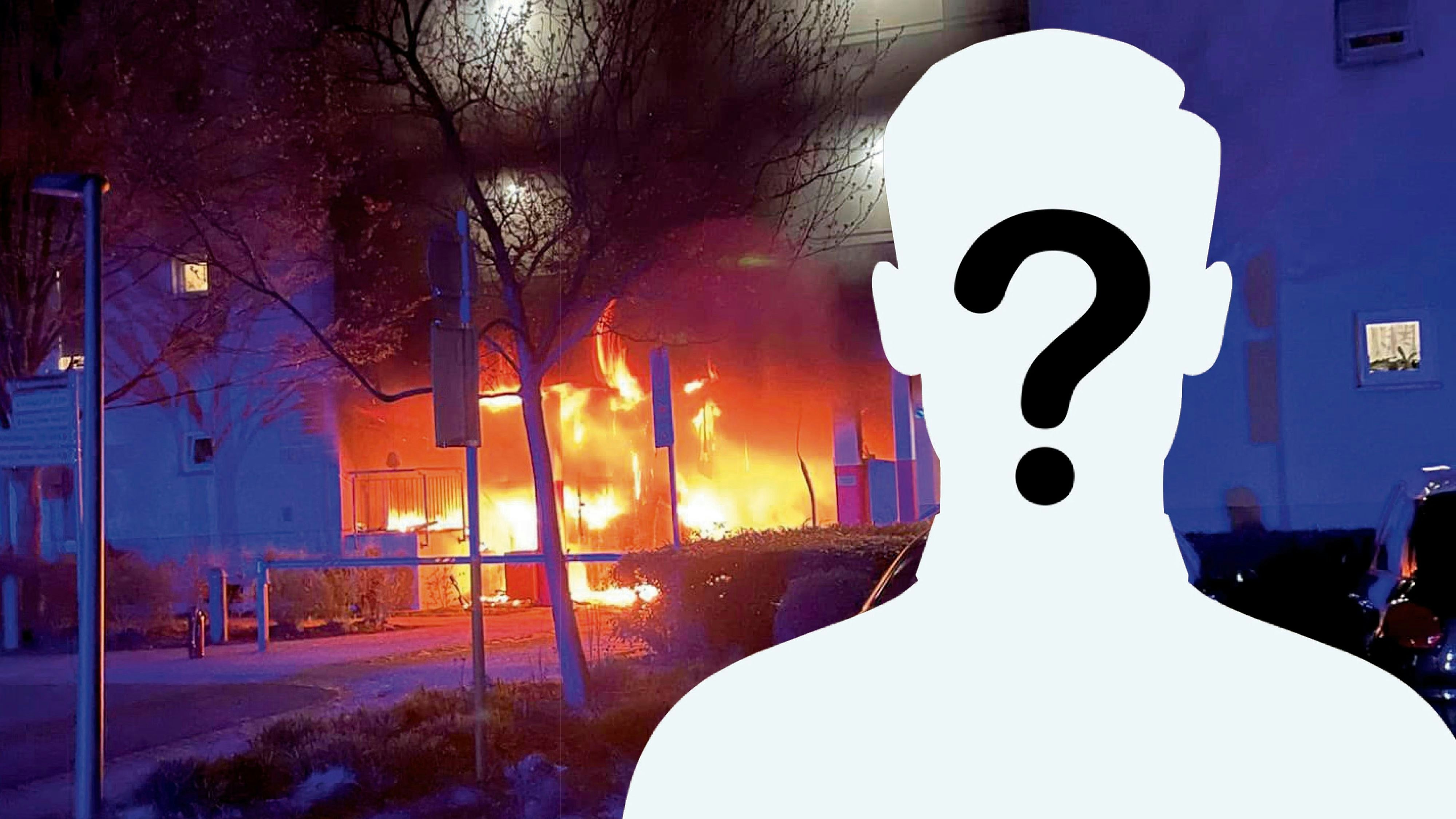 Zwei Müllräume im Linzer Stadtteil Auwiesen wurden von einem Unbekannten in Brand gesteckt.