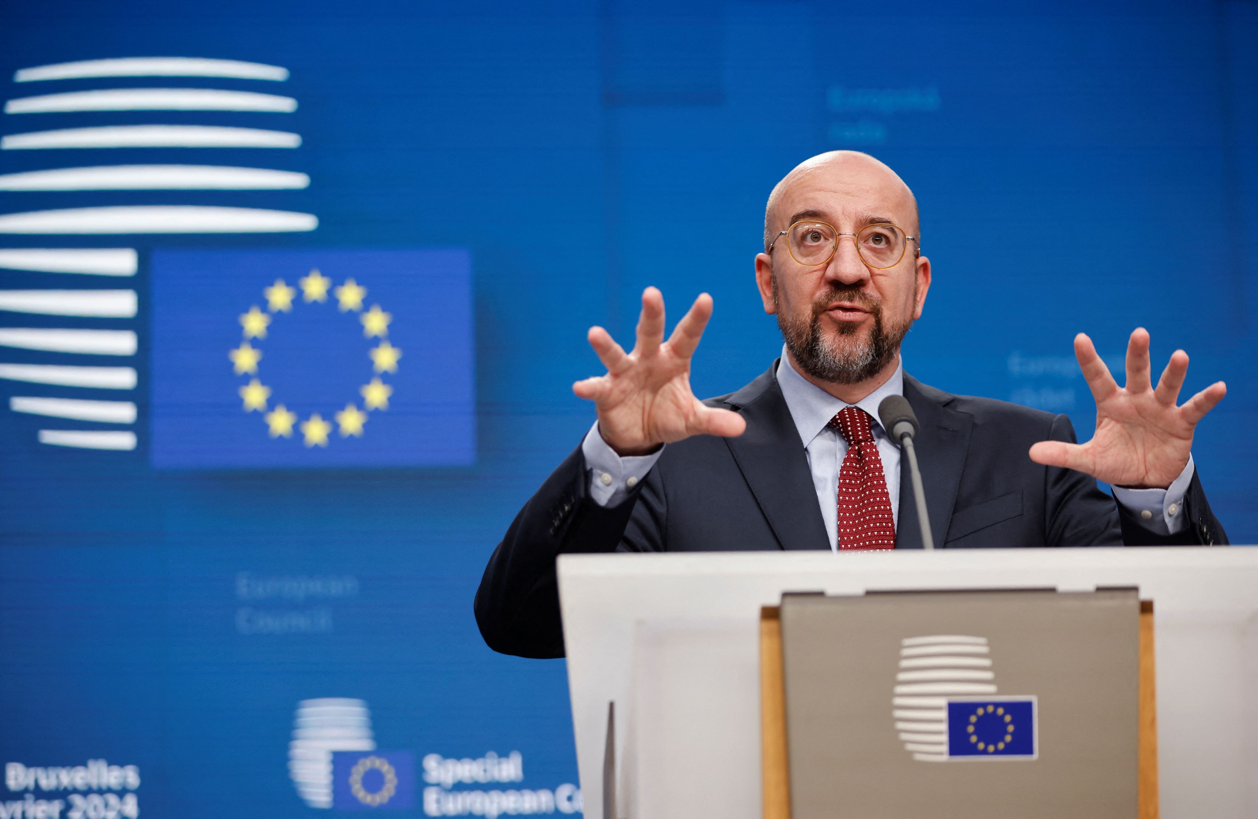 Der EU-Ratspräsident Charles Michel sagt, dass sich Europa auf einen Krieg vorbereiten muss.