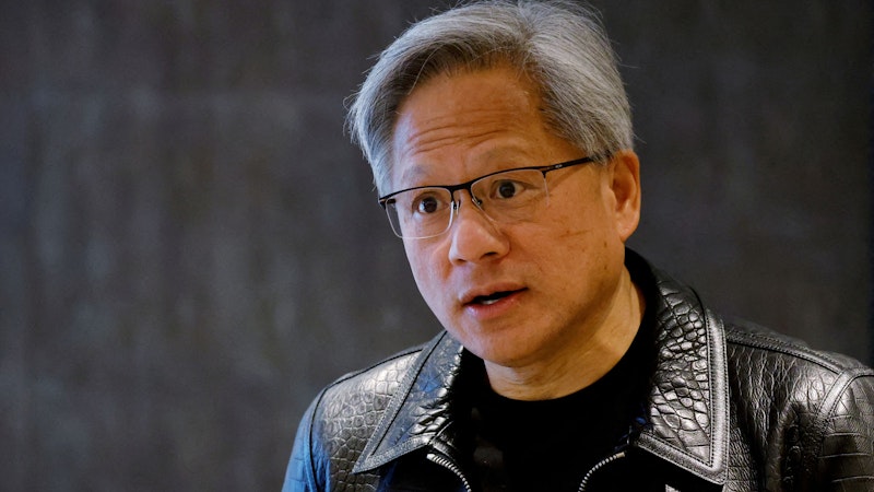 Firmenchef Jensen Huang sieht das System mit dem Namen Blackwell als "Antrieb einer neuen industriellen Revolution".