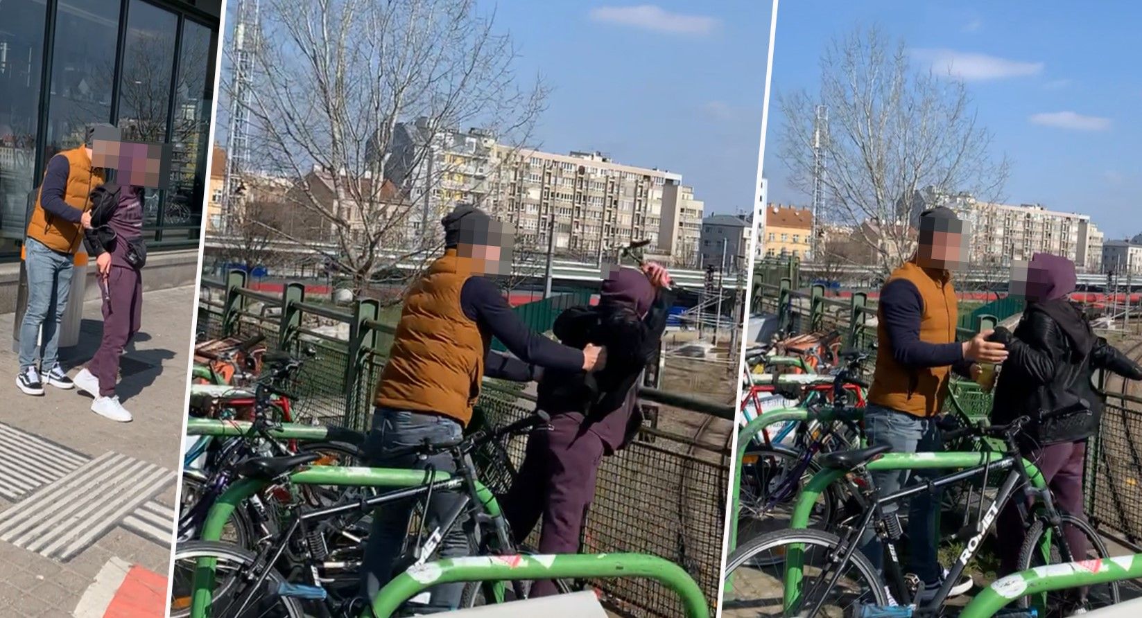 Kuriose Szenen am Dienstagvormittag in Wien-Meidling.