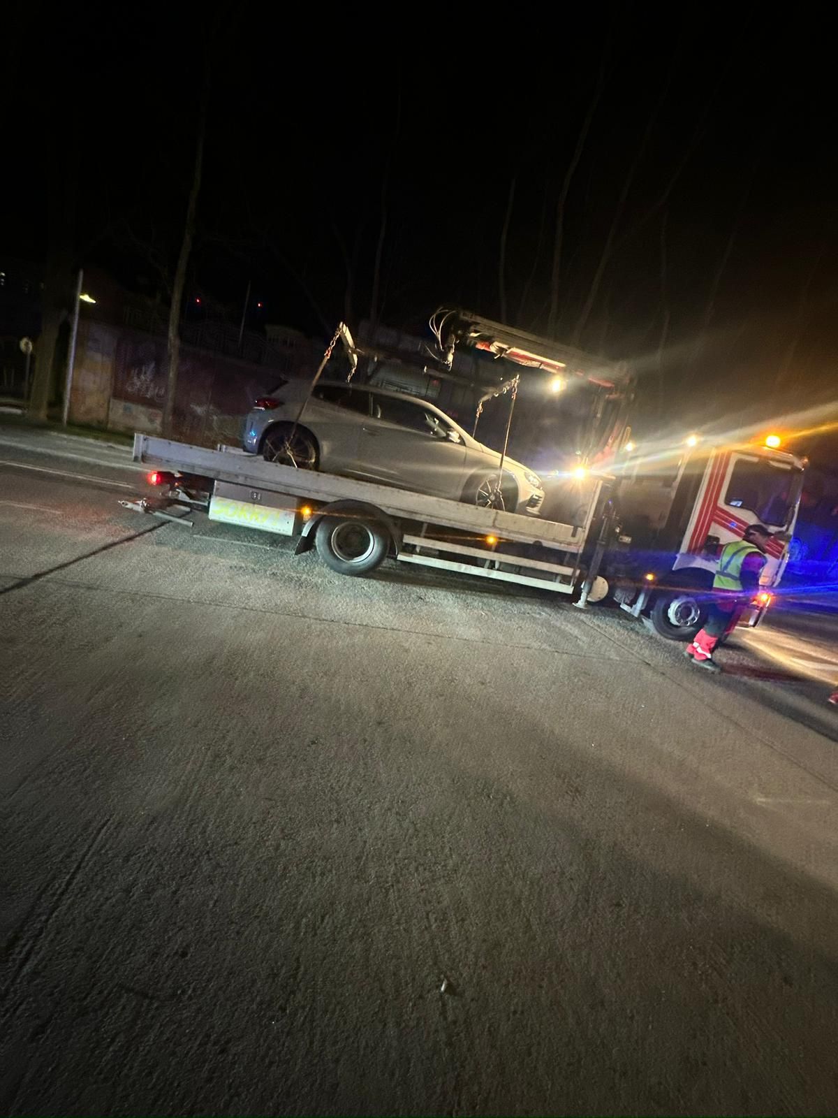 Die Polizei beschlagnahmte den VW Scirocco nach der Gürtel-Raserei.