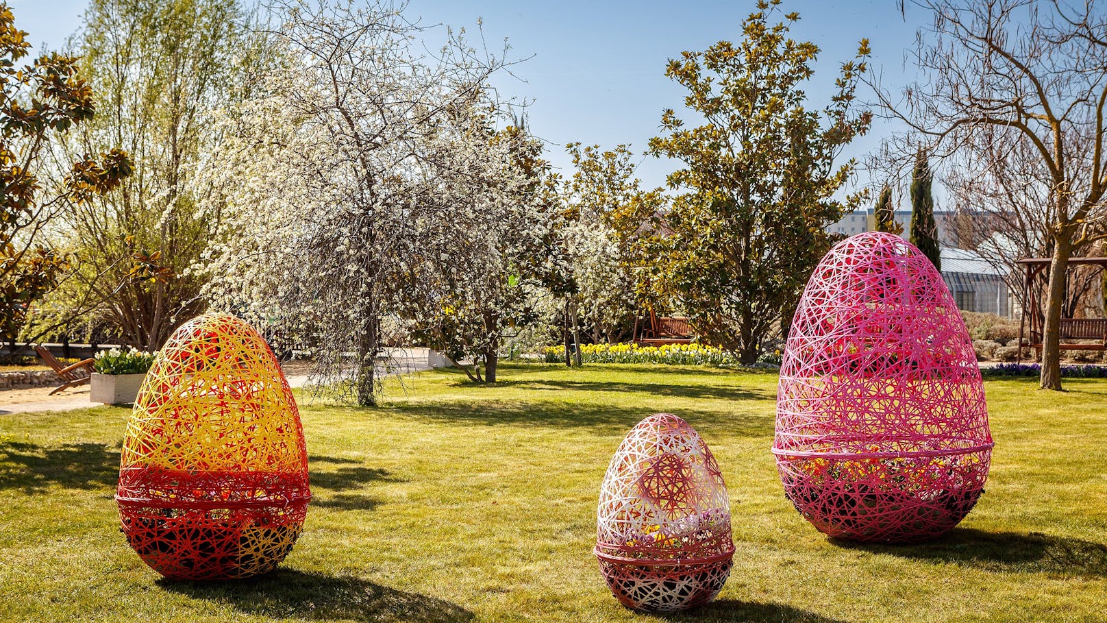 Ostern in den Blumengärten Hirschstetten bietet farbenfrohe Ferienmomente.