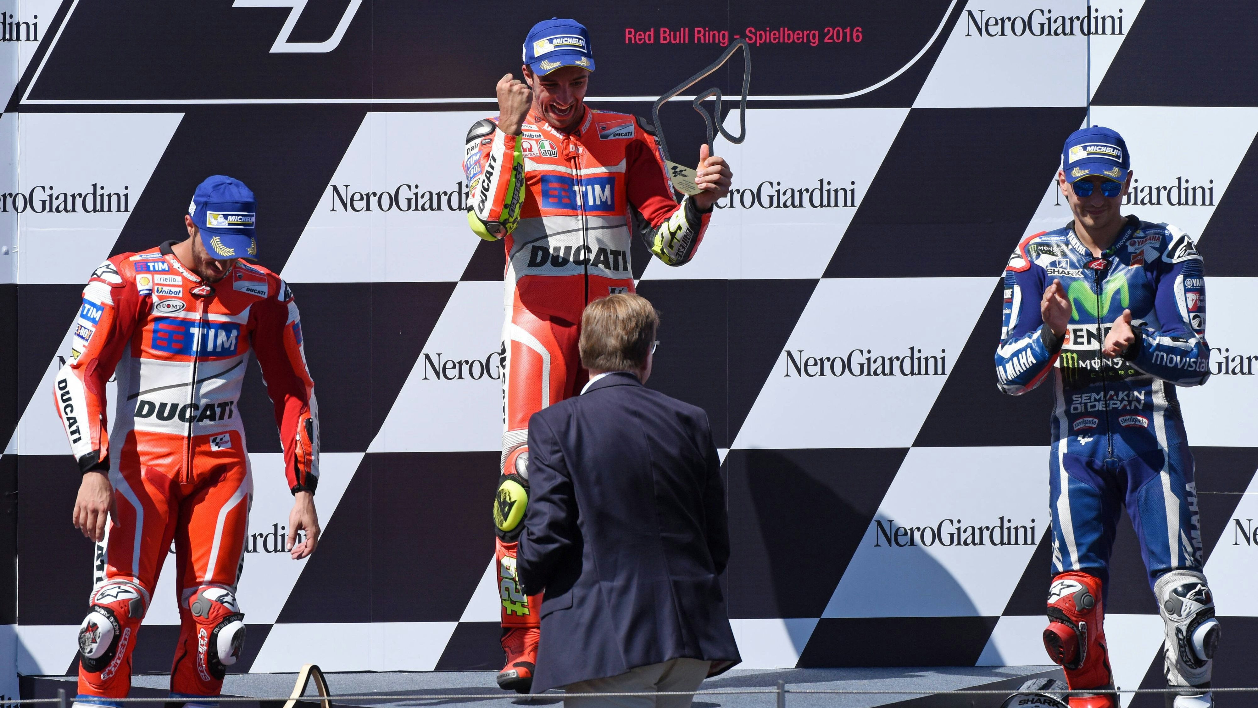 2016 gewann Andrea Iannone auf der Ducati den Großen Preis von Österreich.