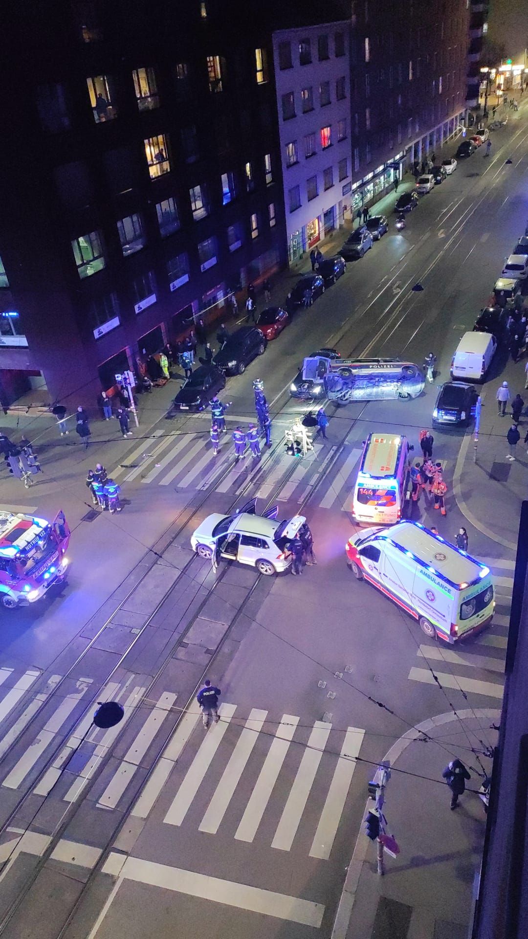 Großer Rettungseinsatz bei der Jägerstraße (Wien-Brigittenau)