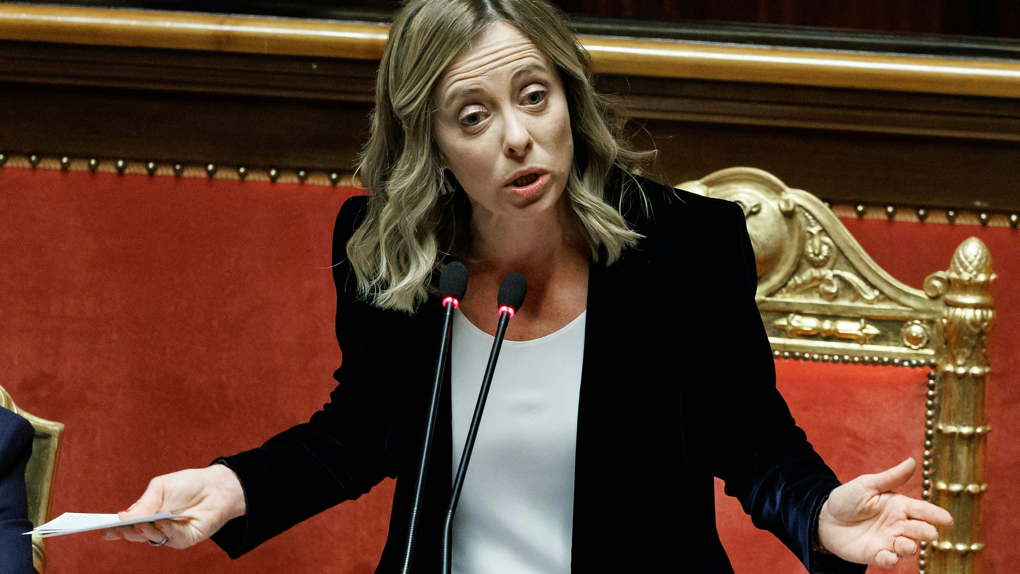 Giorgia Meloni wurde das Opfer von Deepfake-Praktiken.