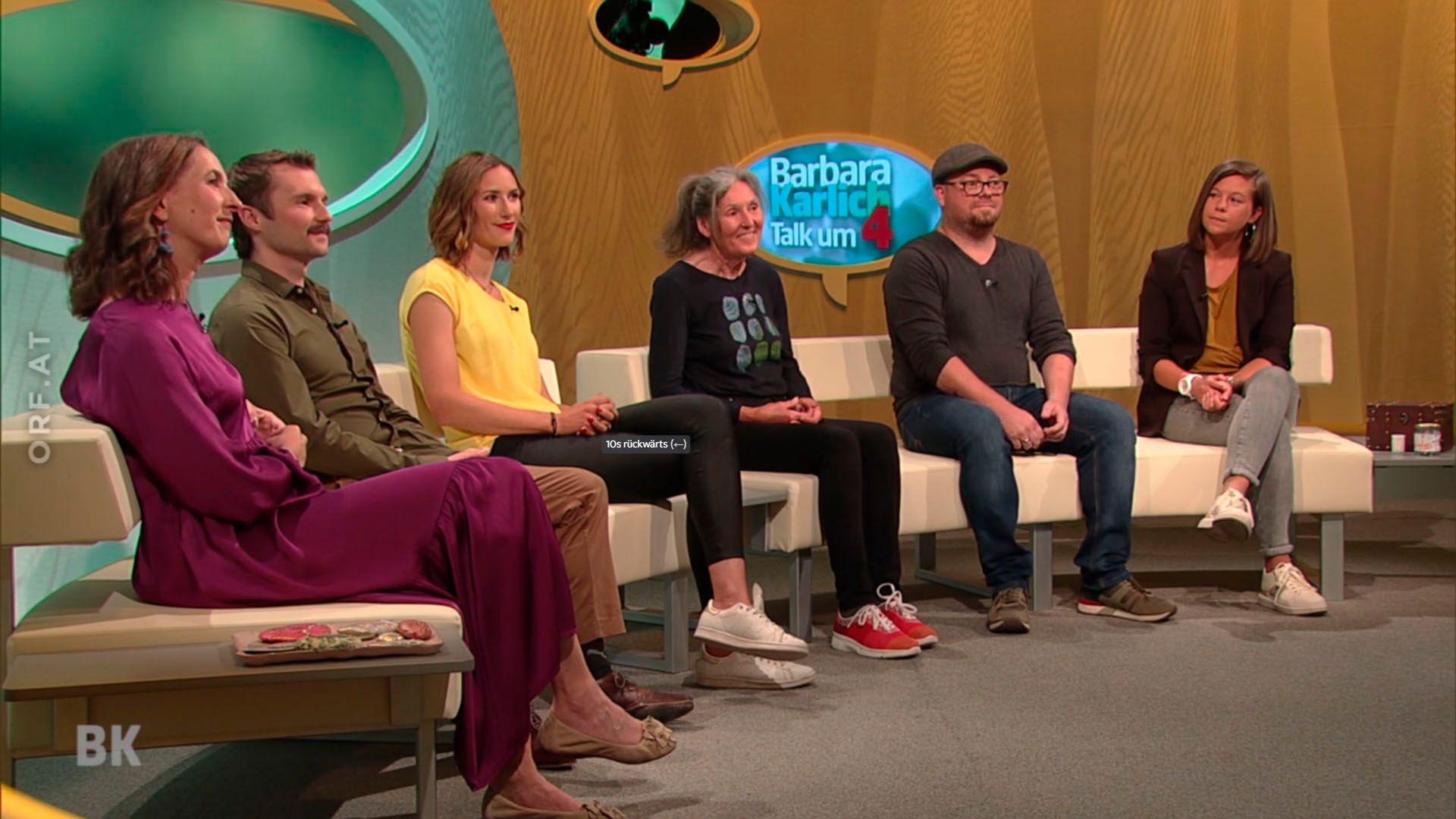 Sandro Grutschnig bei "Barbara Karlich – Talk um 4" zum Thema Glück am 20. März 2024.&nbsp;