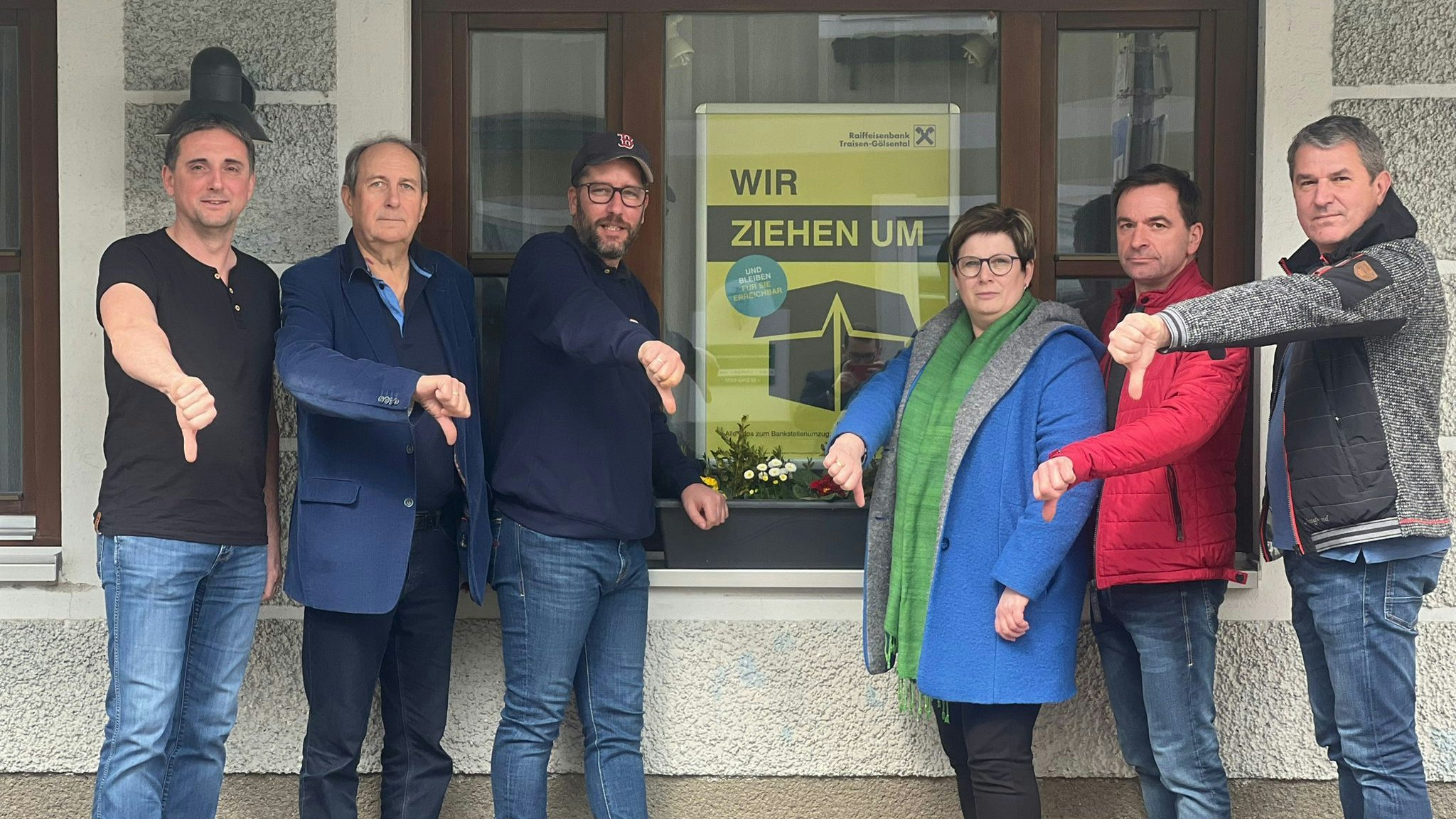 Bgm. Ferdinand Lerchbaumer, ÖVP Bgm. Reinhard Hagen, Sprecher dieser Allianz SPÖ Bgm. BR Christian Fischer, SPÖ Bgmin. Monika Feichtinger, SPÖ Bgm. Karl Oysmüller, ÖVP Vzbgm. Andreas Schubert.