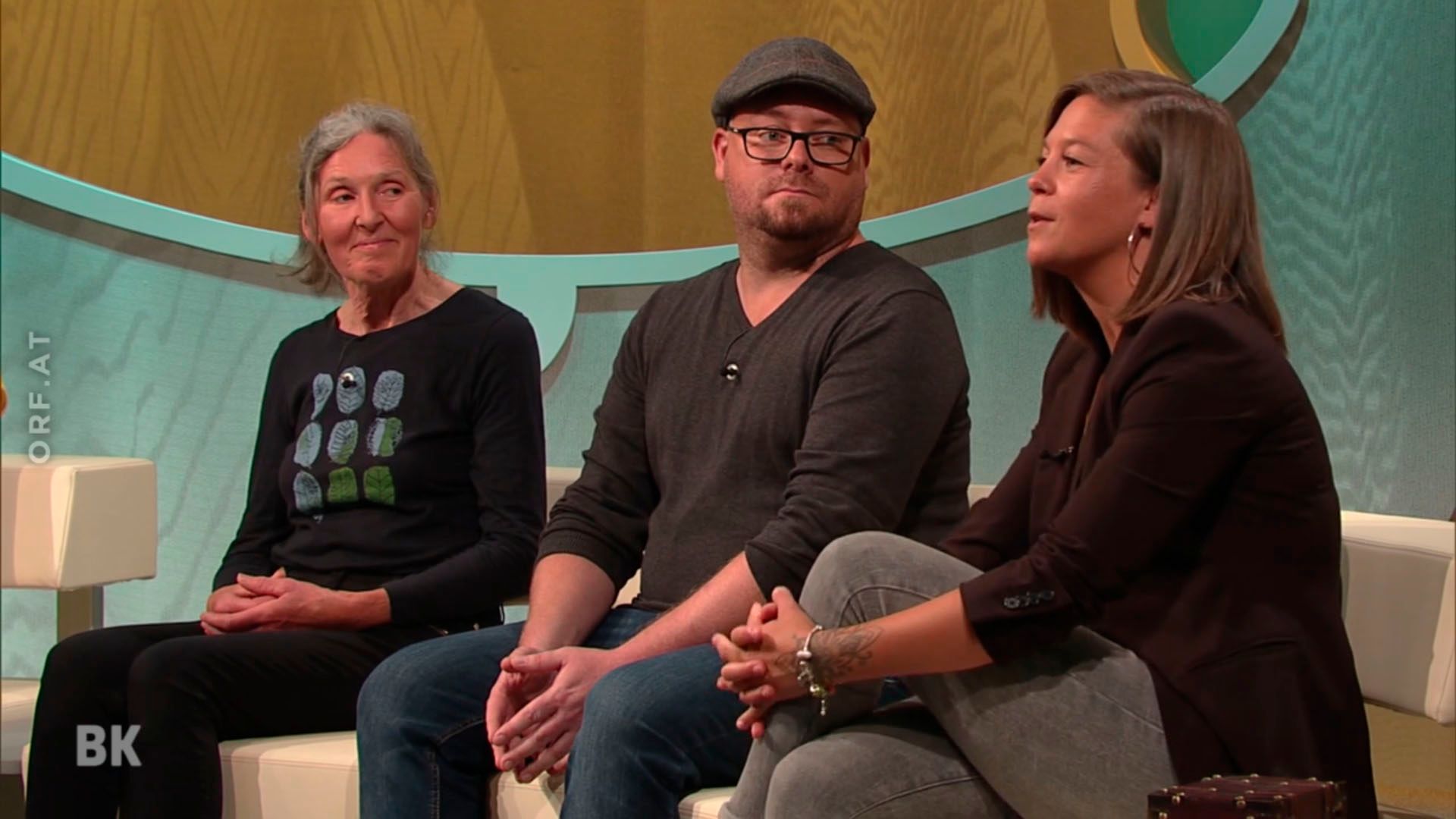 Sandro Grutschnig bei "Barbara Karlich – Talk um 4" zum Thema Glück am 20. März 2024.&nbsp;