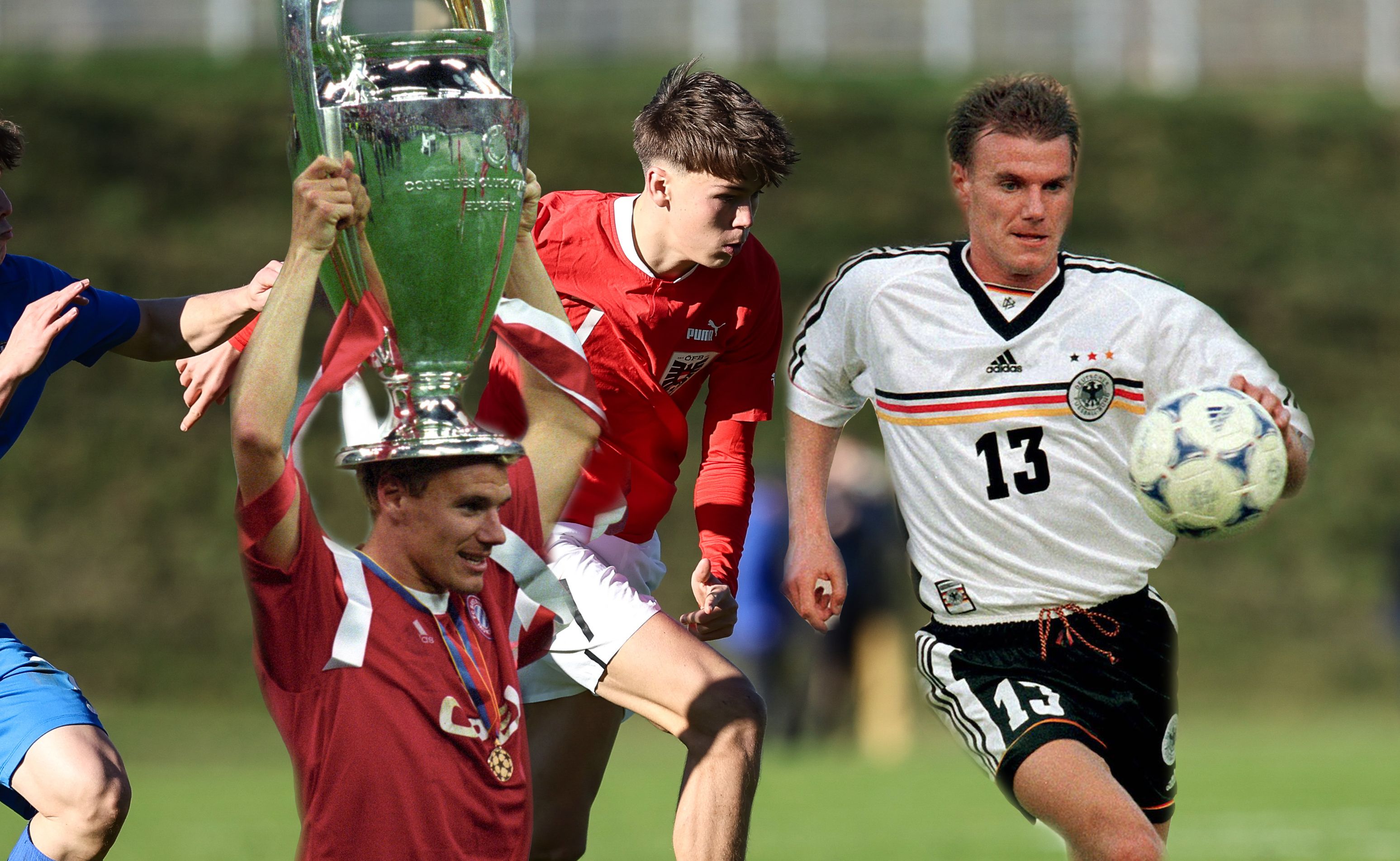 Jakob Zickler (Mitte) will in die Fußstapfen seines Vaters treten.