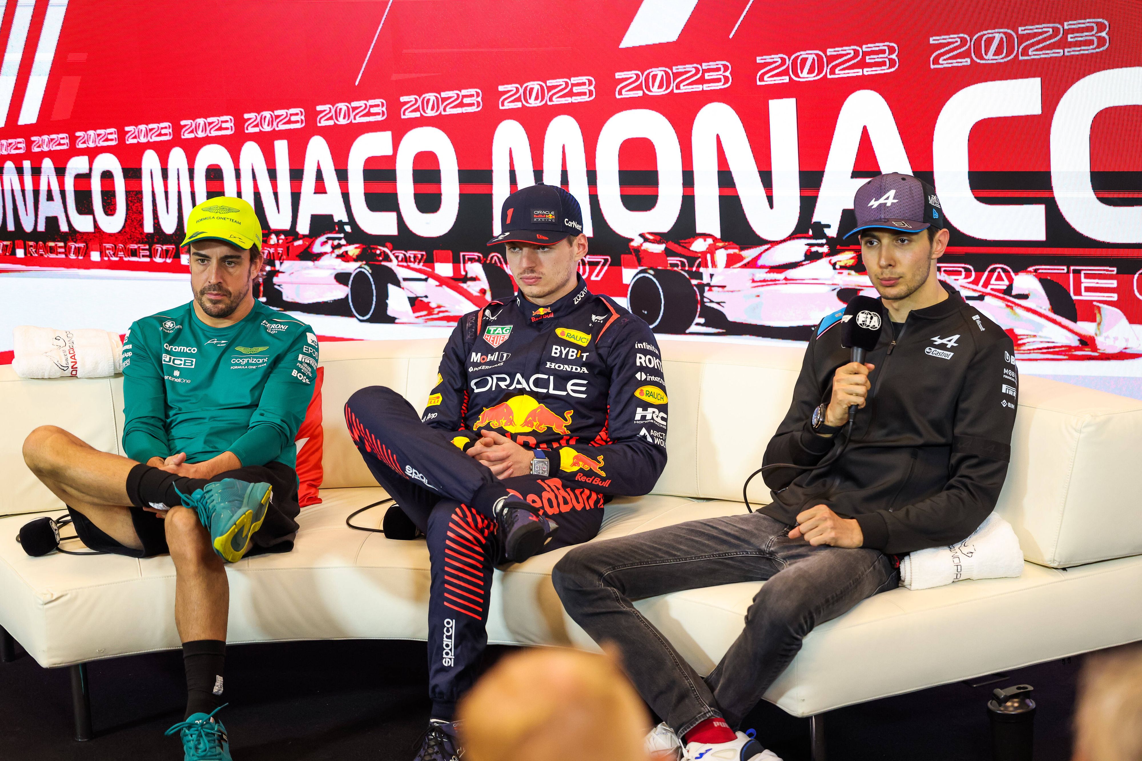 Max Verstappen und Esteban Ocon. 