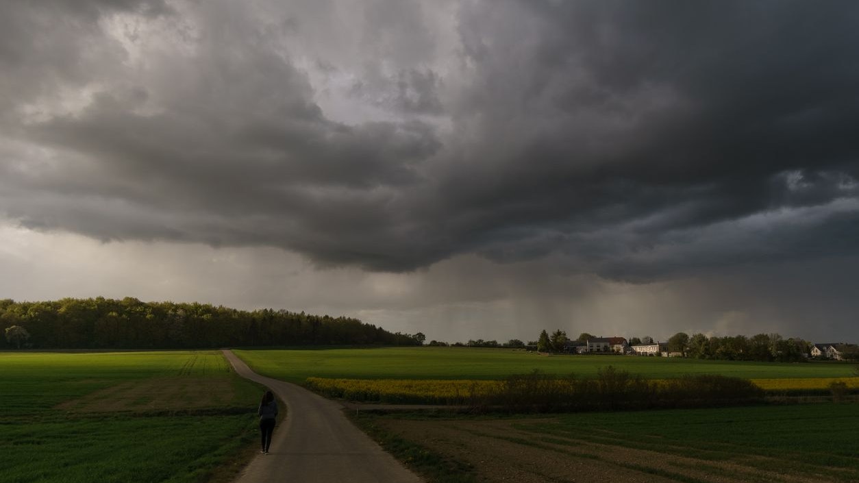 Nach frühlingshaften Temperaturen bringt eine Wetter-Wende Unwetter ins Land. (Symbolbild)