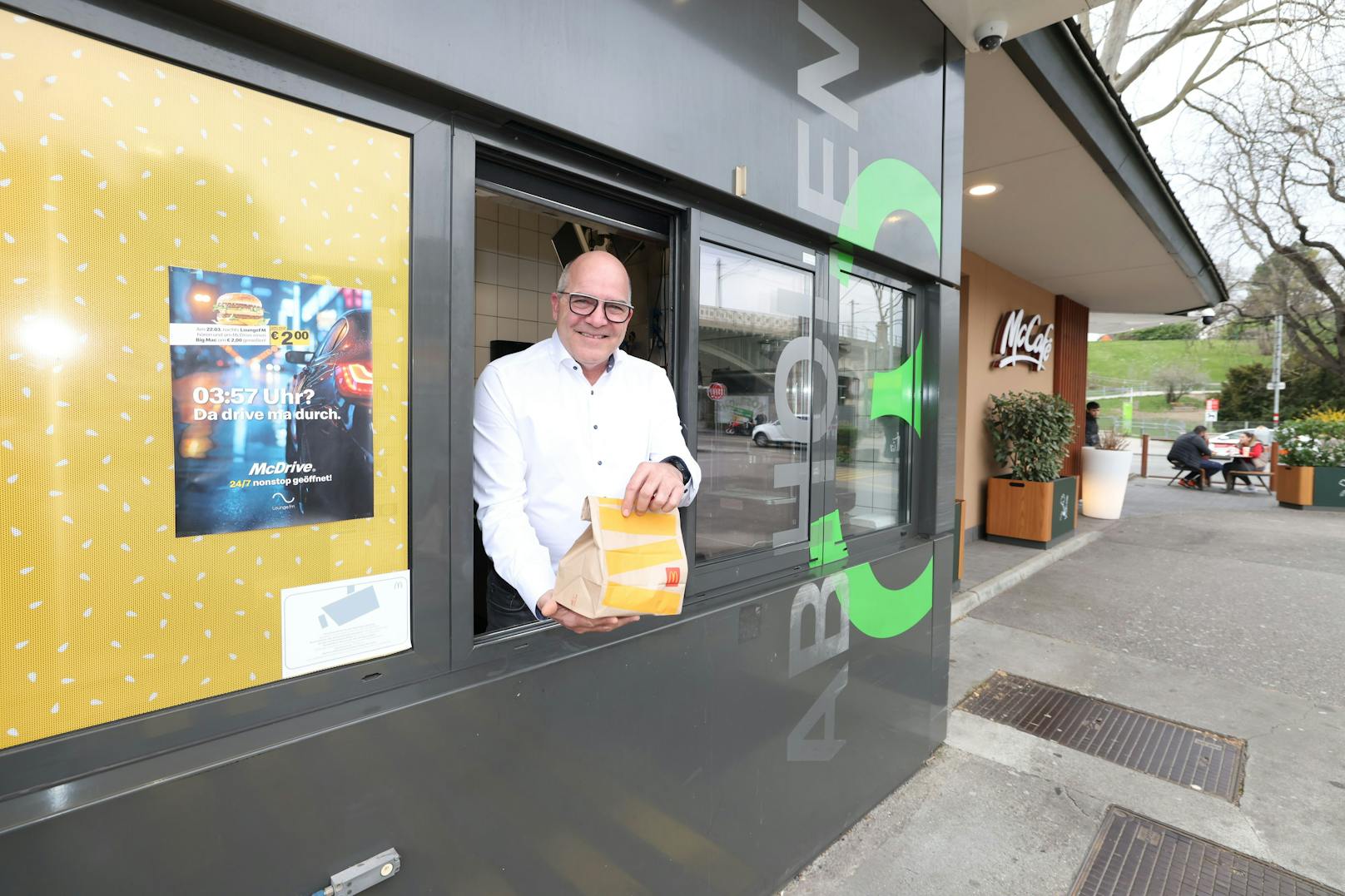 Als erster McDonald's Österreichs ist an der Heiligenstädter Straße nun dauerhaft geöffnet.