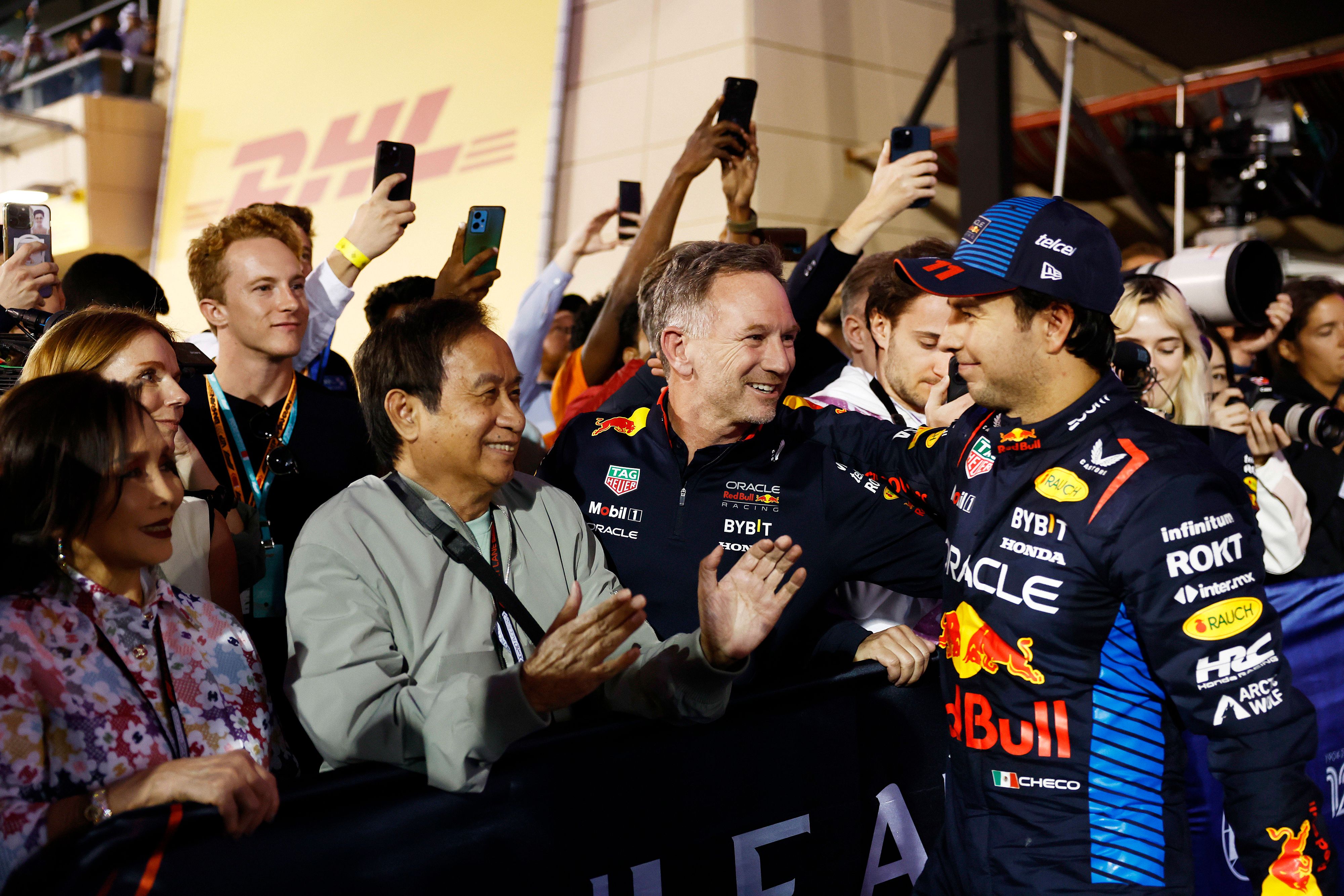 Chalerm Yoovidhya und Christian Horner.
