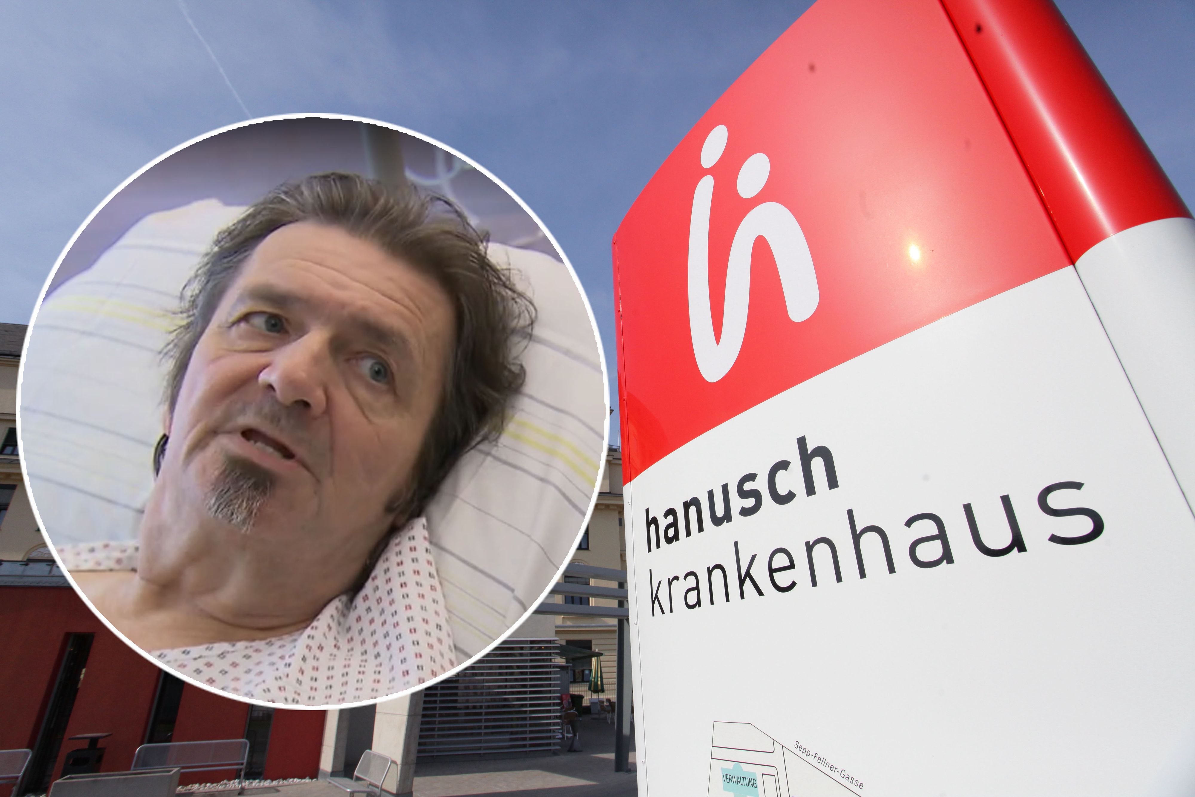 Karlheinz W. wurde im Hanusch Krankenhaus behandelt, ist seitdem gelähmt.