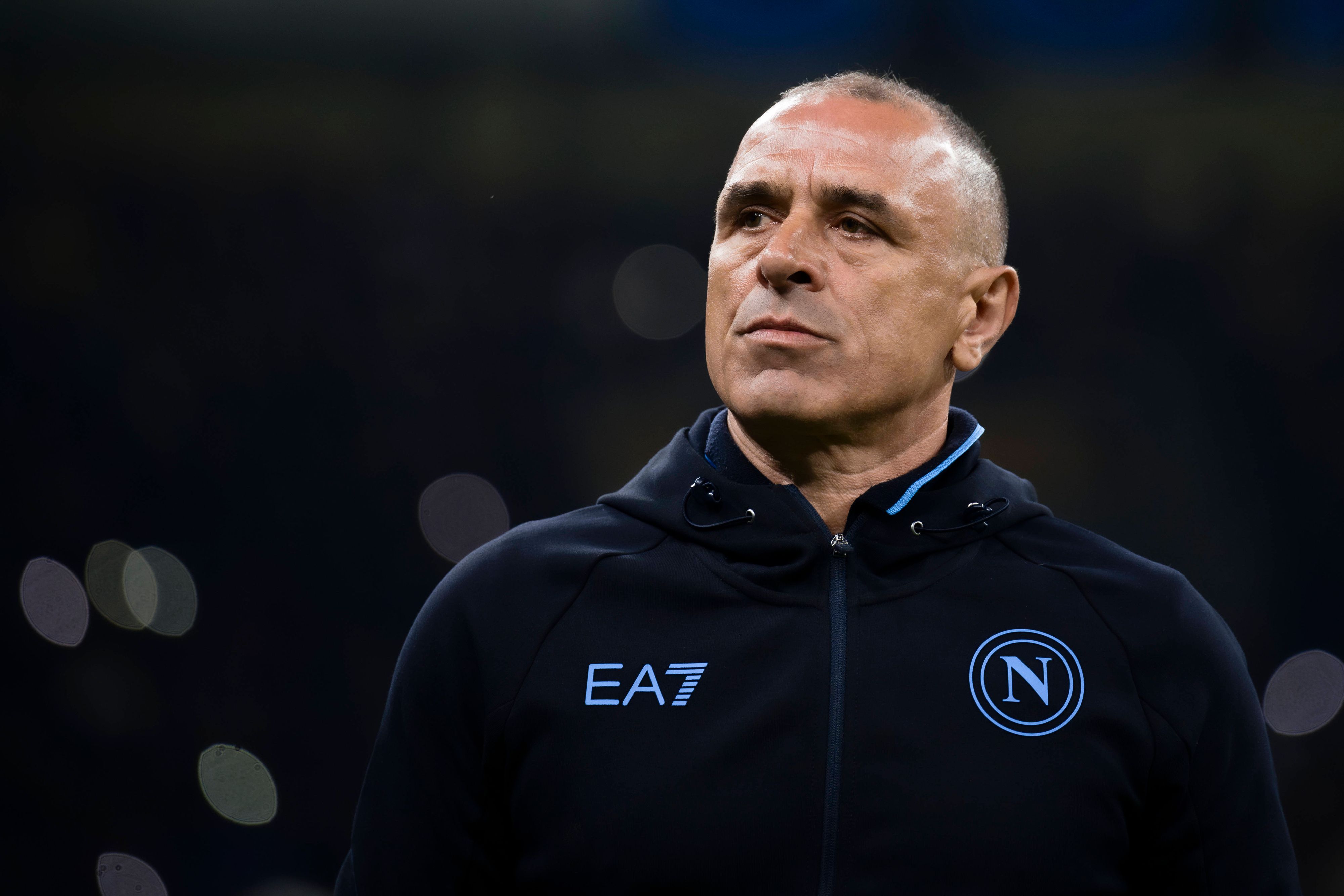 Slowakei-Teamchef Francesco Calzona trainiert auch Napoli und war einst Kaffeehändler.