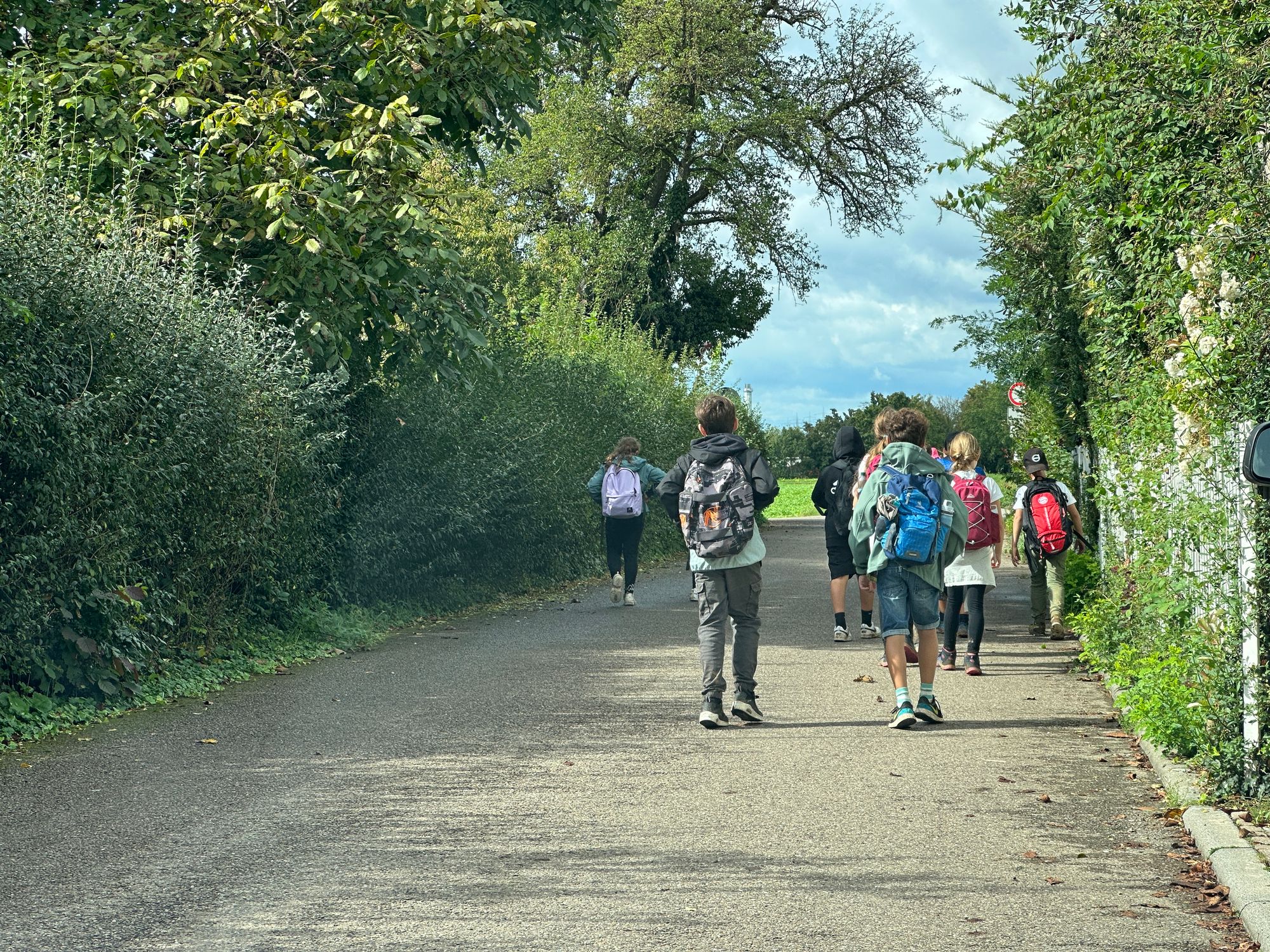 Der Gesuchte soll unter anderem mehrere Kinder auf dem Weg in die Volksschule nach Bargeld und einem Handy gefragt haben. (Symbolbild)