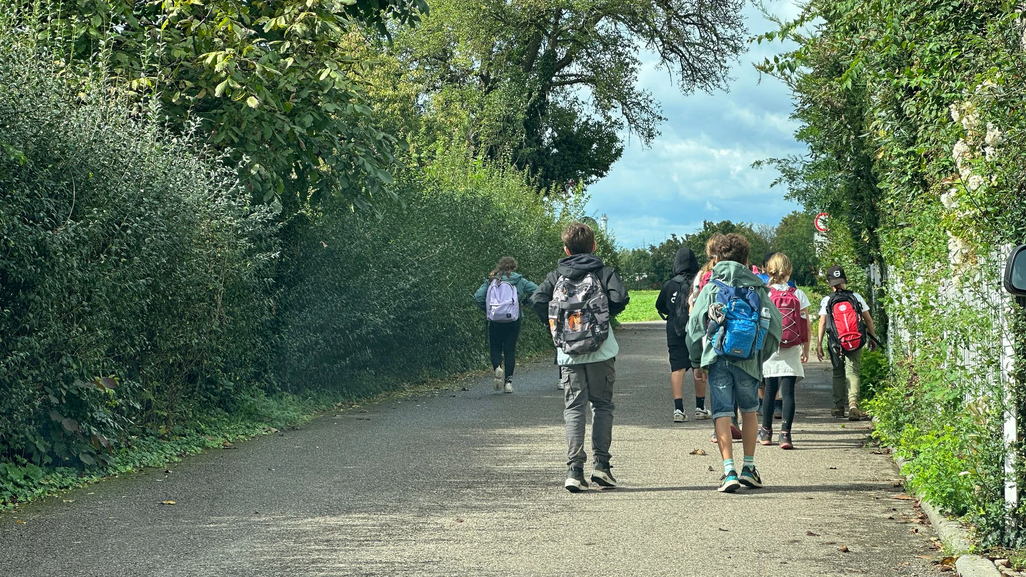 Der Gesuchte soll mehrere Kinder auf dem Weg in die Volksschule nach Bargeld und einem Handy gefragt haben. (Symbolbild)