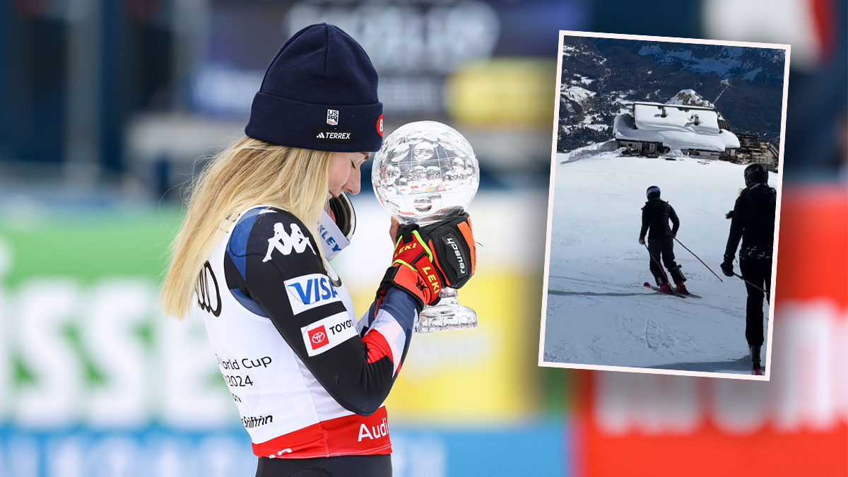 Mikaela Shiffrin ist auf die Tofana zurückgekehrt. 