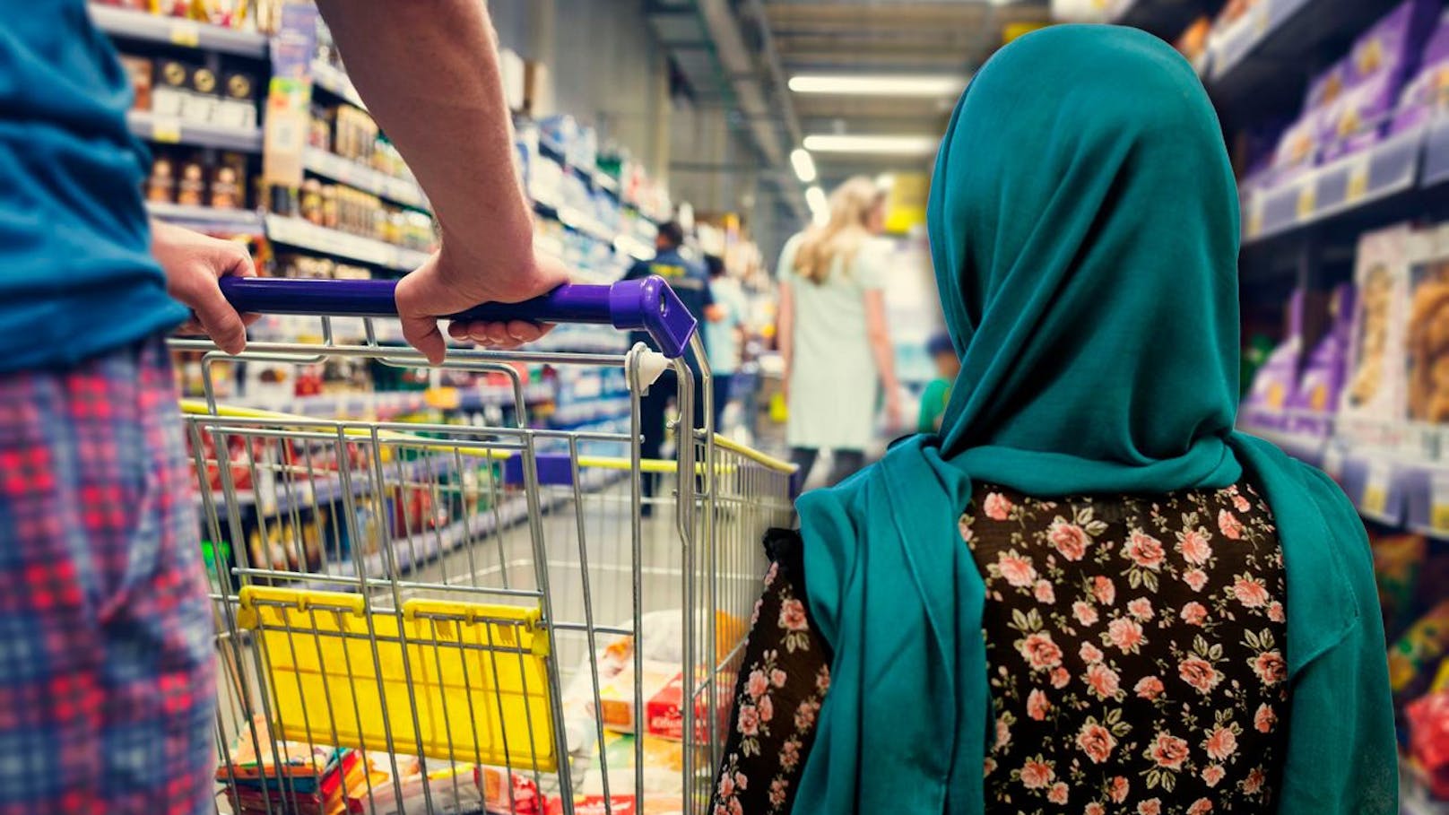 Kopftuch unerwünscht – Rassismus-Eklat in Supermarkt