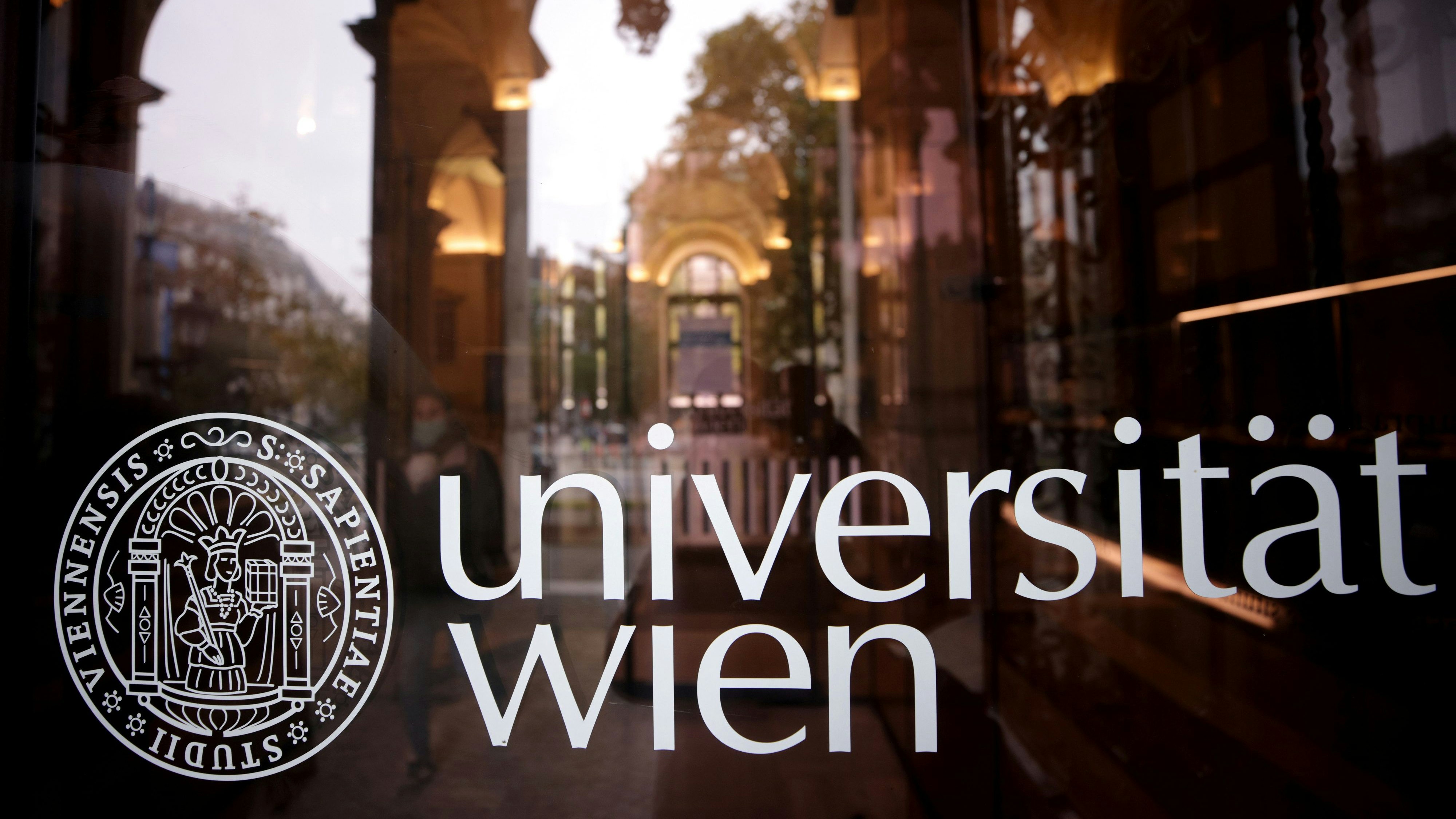 The entrance of the Vienna University is seen amid the coronavirus disease (COVID-19) outbreak in Vienna, Austria, October 21, 2020. REUTERS/Lisi Niesner