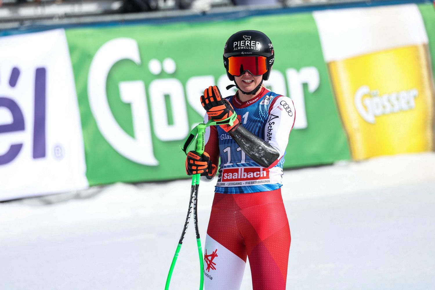 Conny Hütter kann nicht um die Super-G-Kristallkugel mitmischen. 