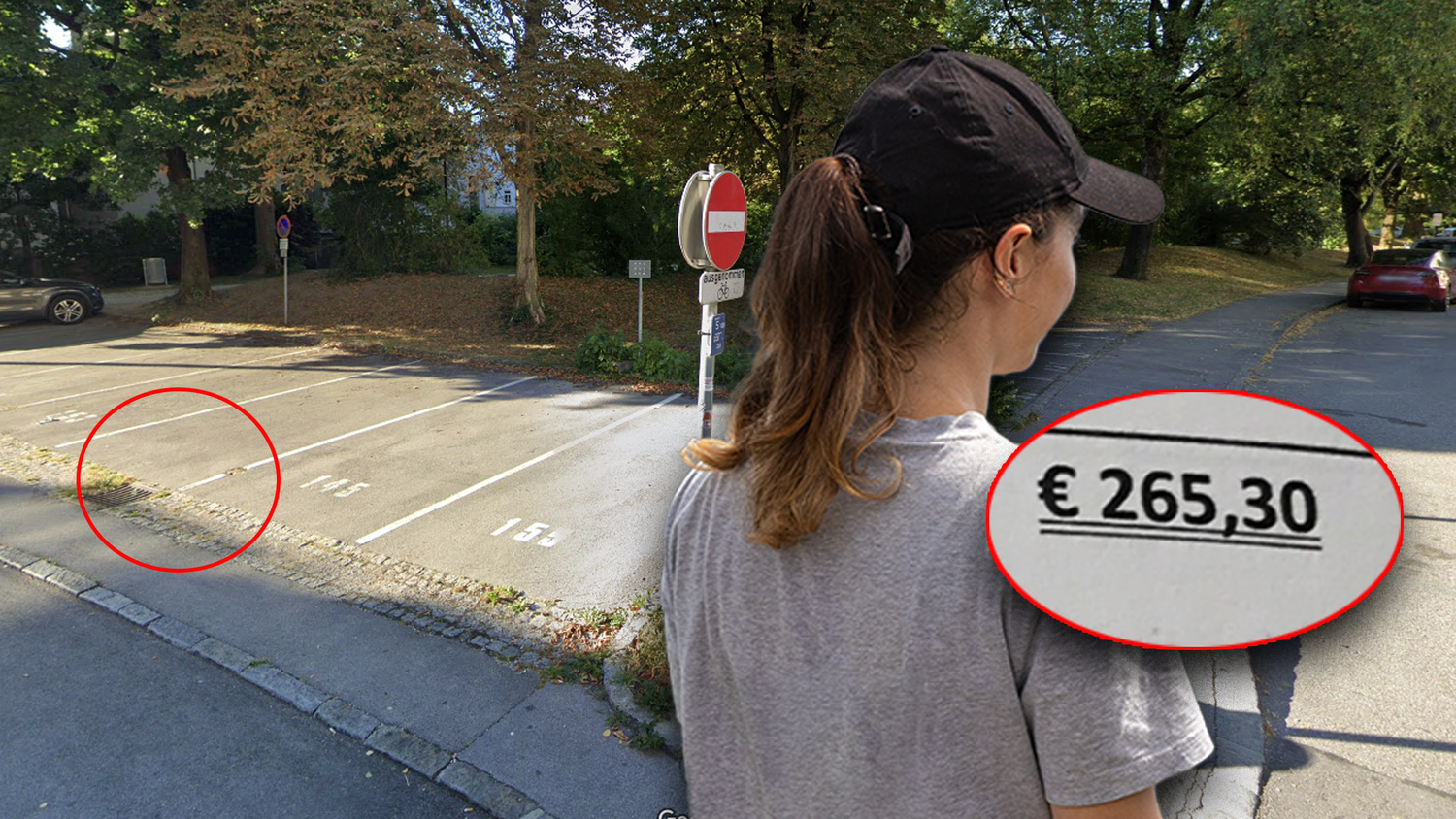 Sie wollte nur kurz etwas von der Apotheke holen. Dann flatterte eine saftige Strafe ins Haus.