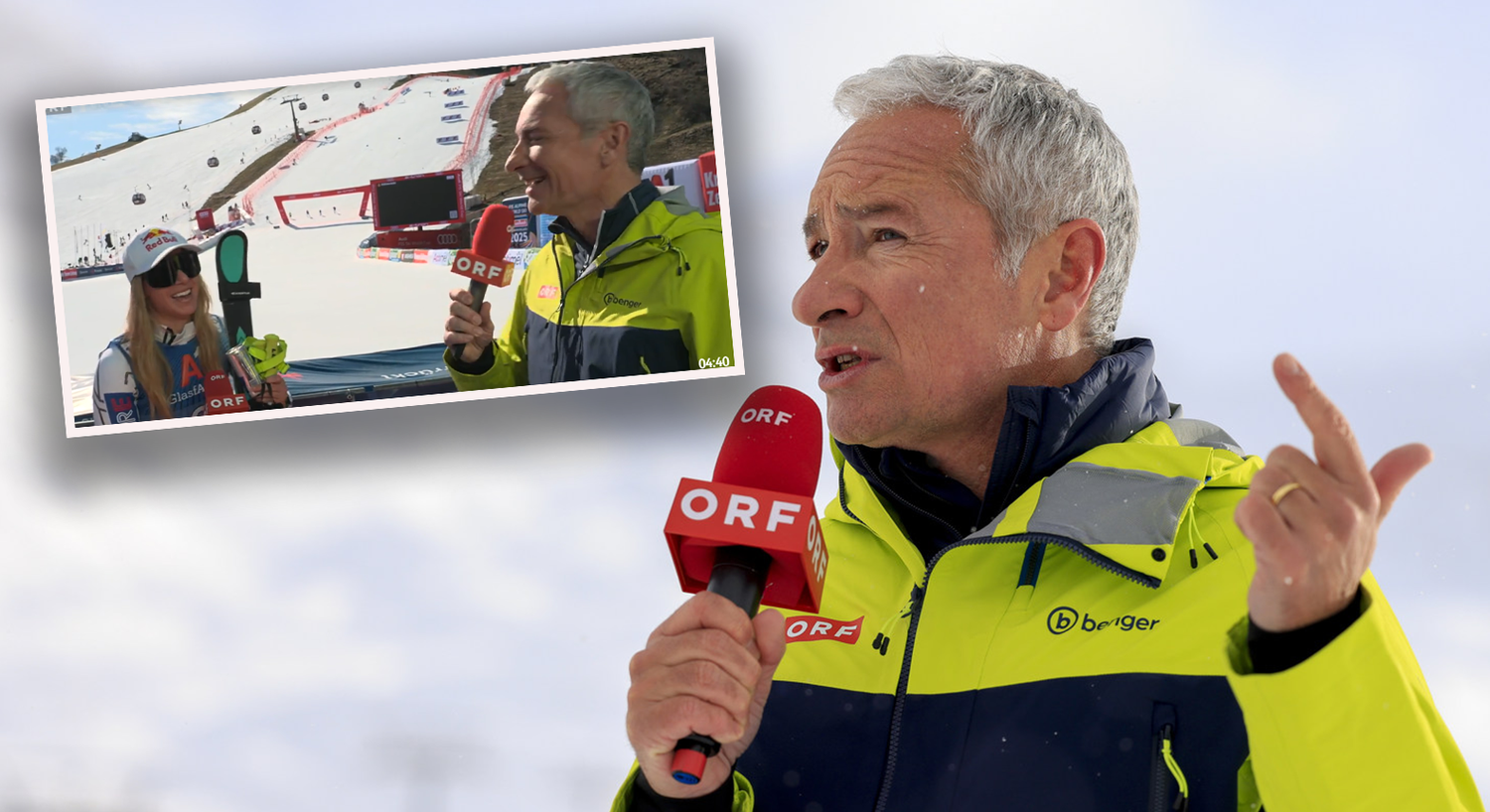 ORF-Mann Rainer Pariasek kann über sich selbst lachen.