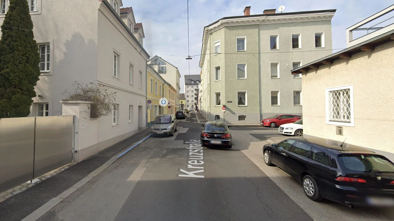 Im Bereich der Kreuzstraße kam es zu der Messerattacke. 