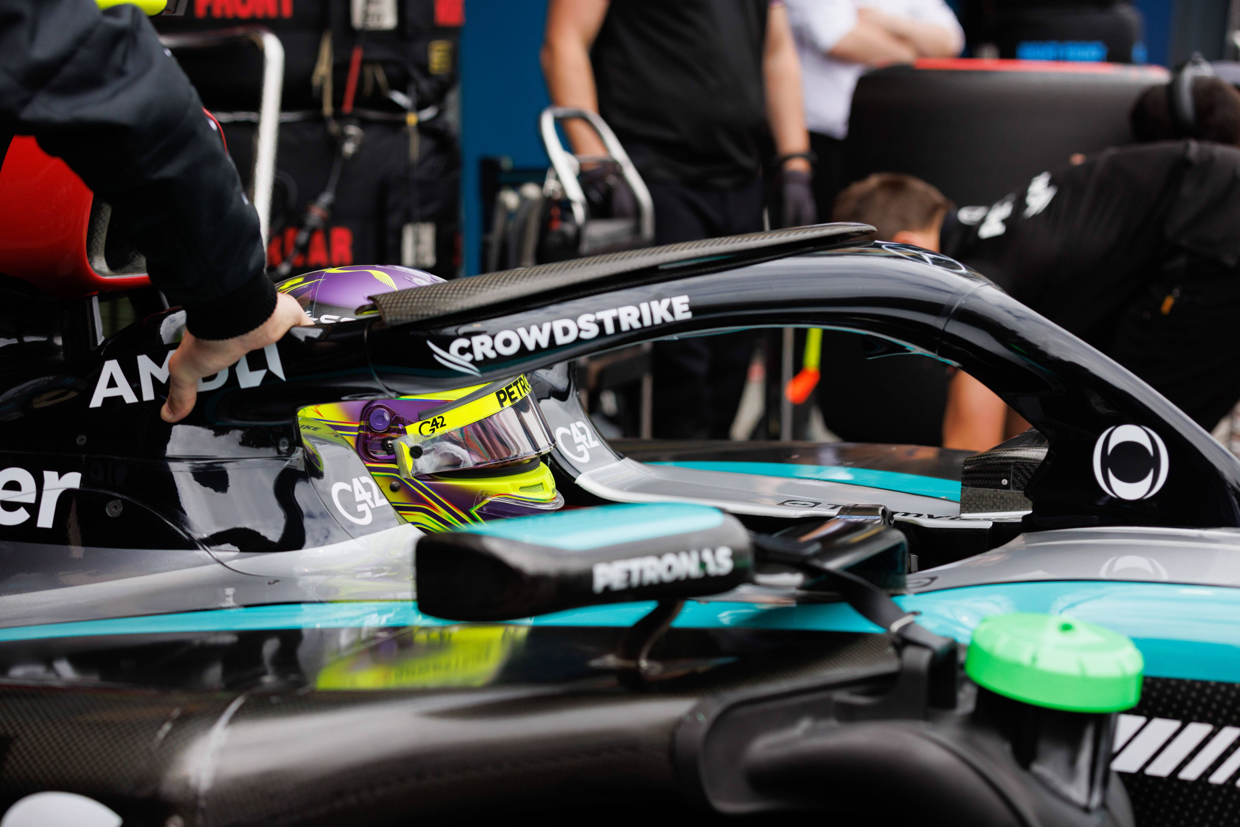 Mercedes-Star Lewis Hamilton schied bereits im zweiten Qualifying-Abschnitt aus.