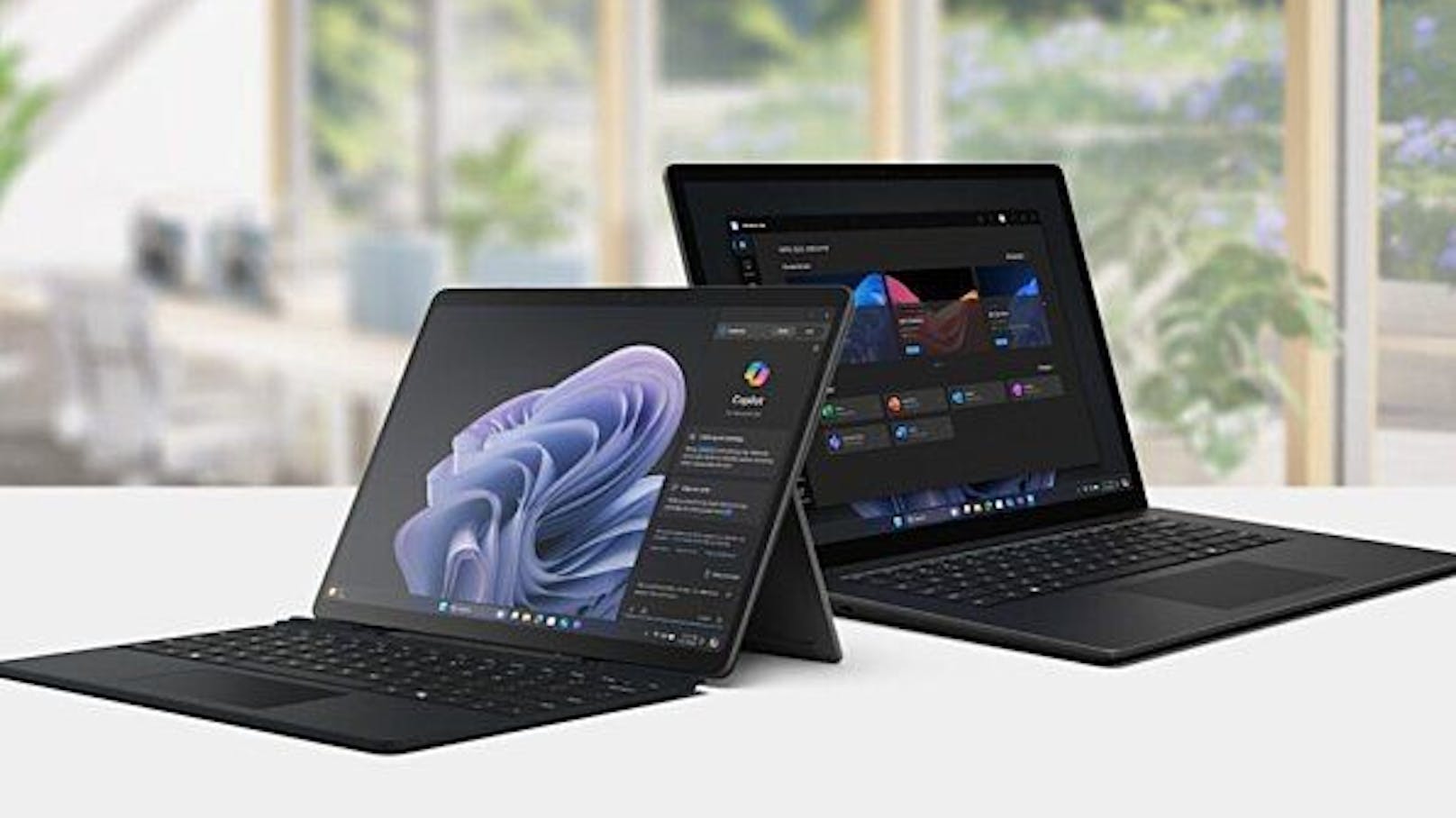 Microsoft stellt neue Surface for Business-Geräte auf der digitalen Veranstaltung "Advancing the new era of work with Copilot" vor.