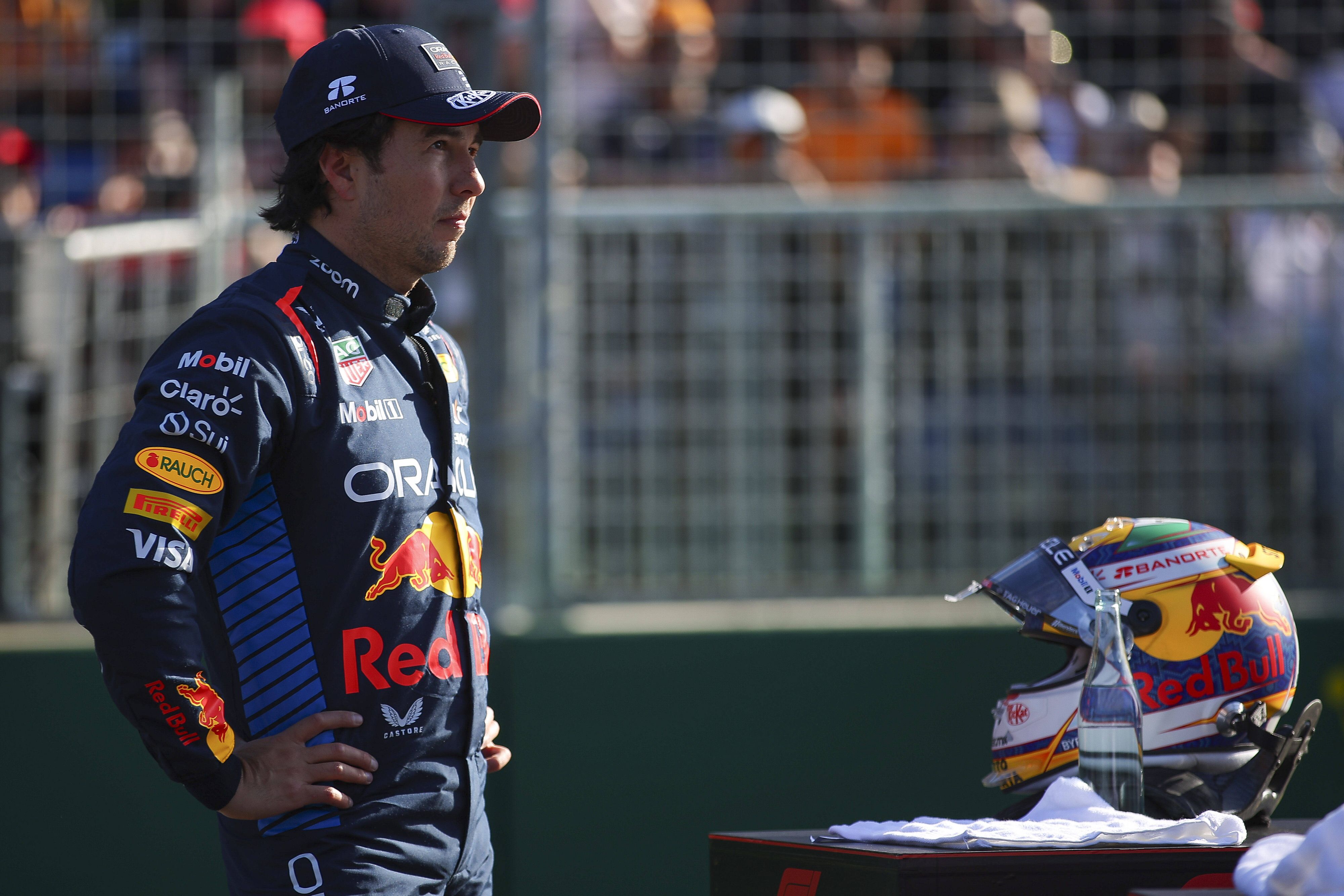 Red-Bull-Pilot Sergio Perez.