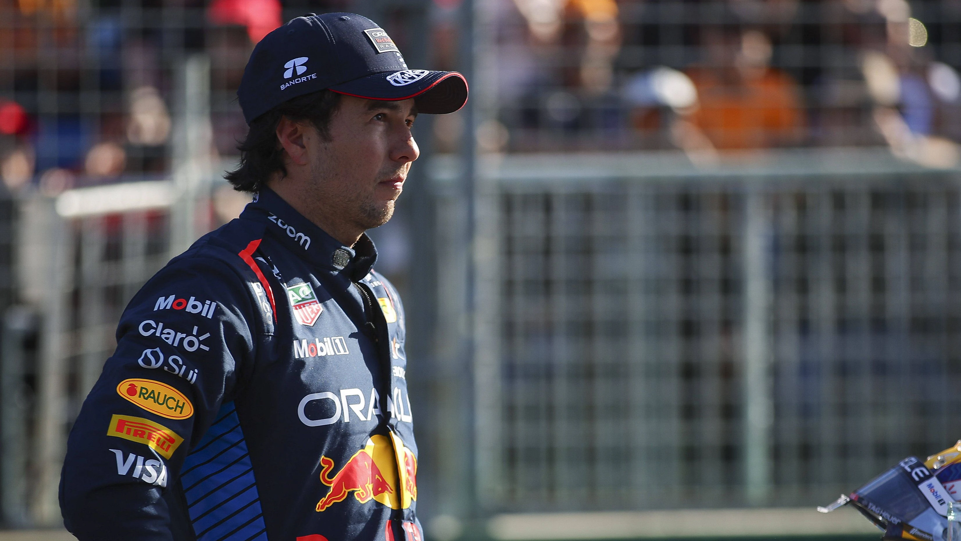 Red-Bull-Pilot Sergio Perez. 