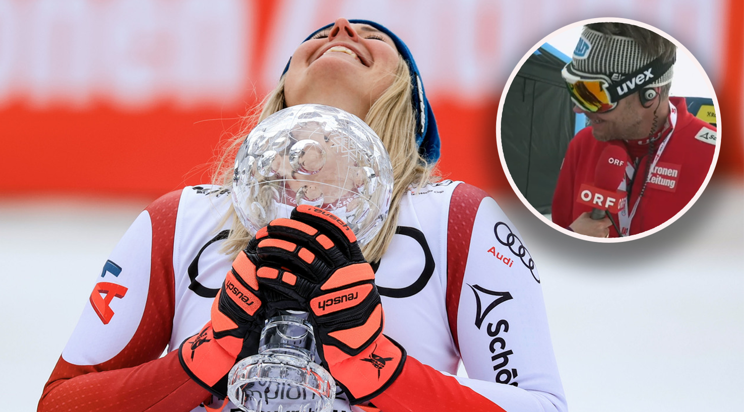 Roland Assinger vergoss nach dem Erfolg von Conny Hütter ein paar Tränen. 