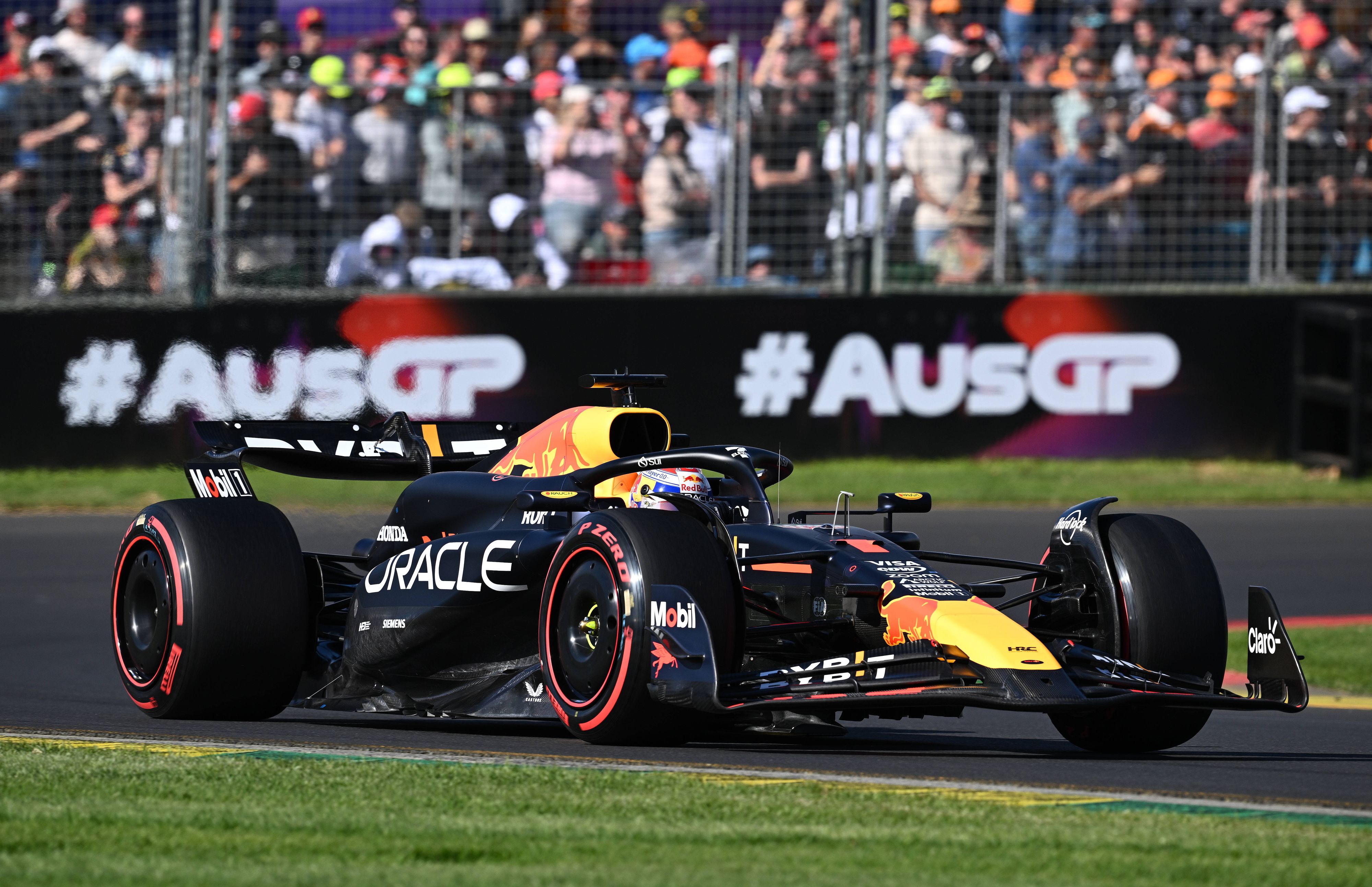 Max Verstappen in Australien. 
