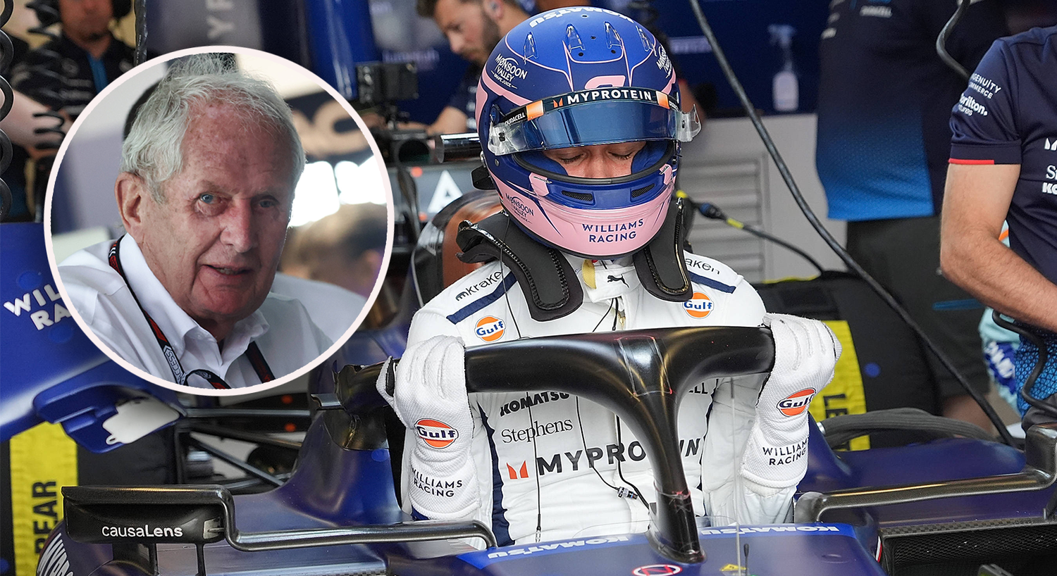 Alexander Albon übernahm nach seinem Crash das Auto seines Teamkollegen Logan Sargeant.