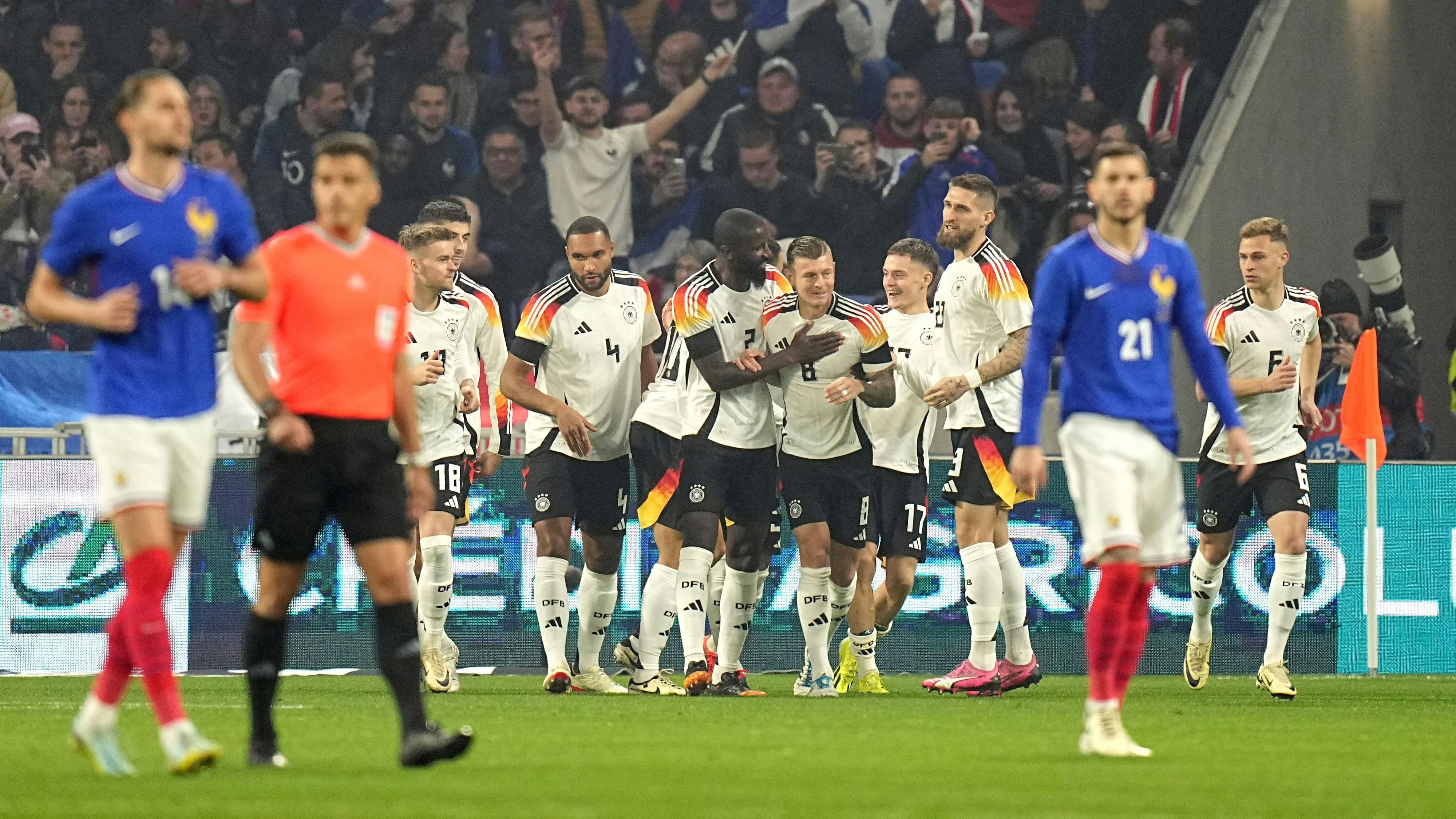 Deutschland trifft nach acht Sekunden in Frankreich