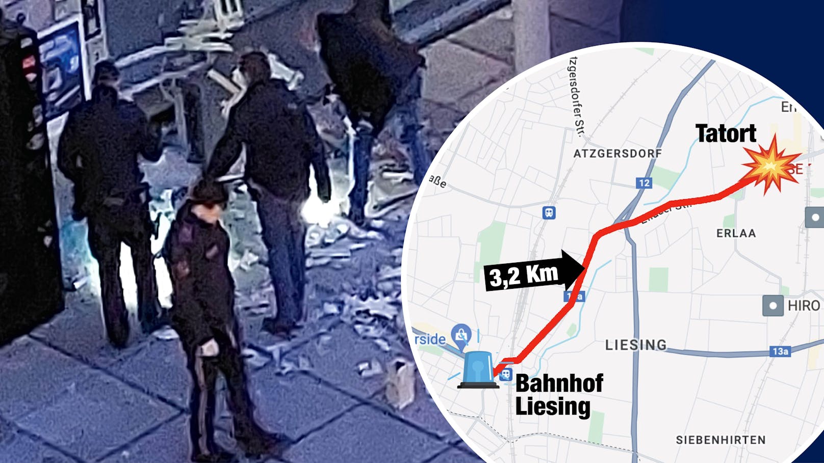 Tschick-Coup in Wien wenige Meter vor Polizeiinspektion