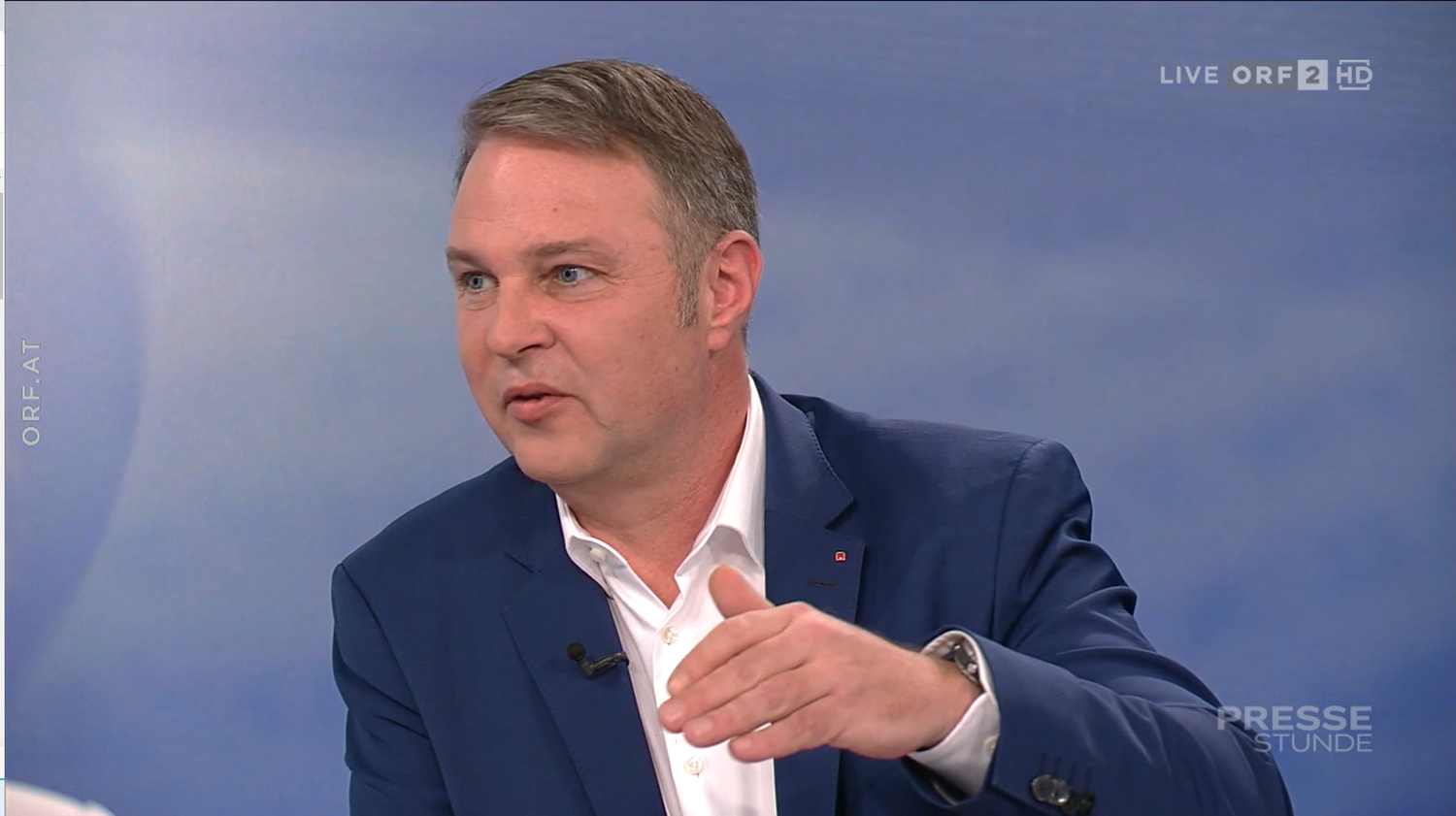 Andreas Babler war am Sonntag Gast in der ORF-Pressestunde.