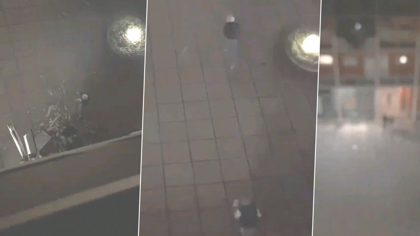 Hier suchten die Unbekannten Täter das Weite.