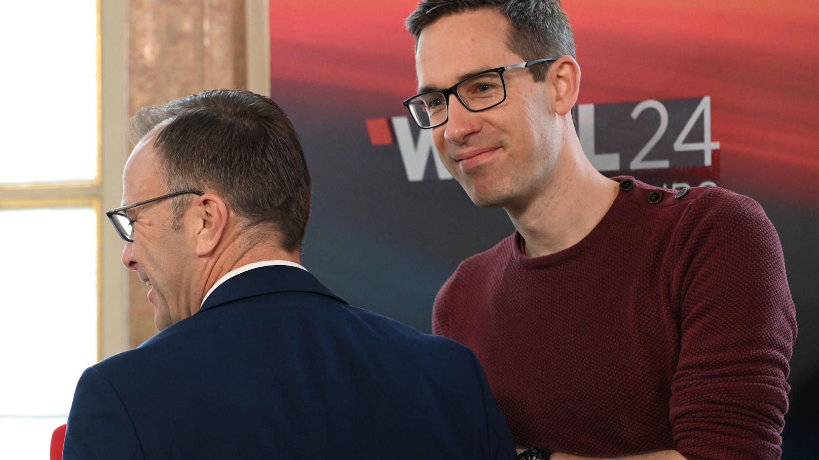Der künftige Bürgermeister in Salzburg, Bernhard Auinger (SPÖ) und der künftige Vizebürgermeister Kay-Michael Dankl (KPÖ Plus).