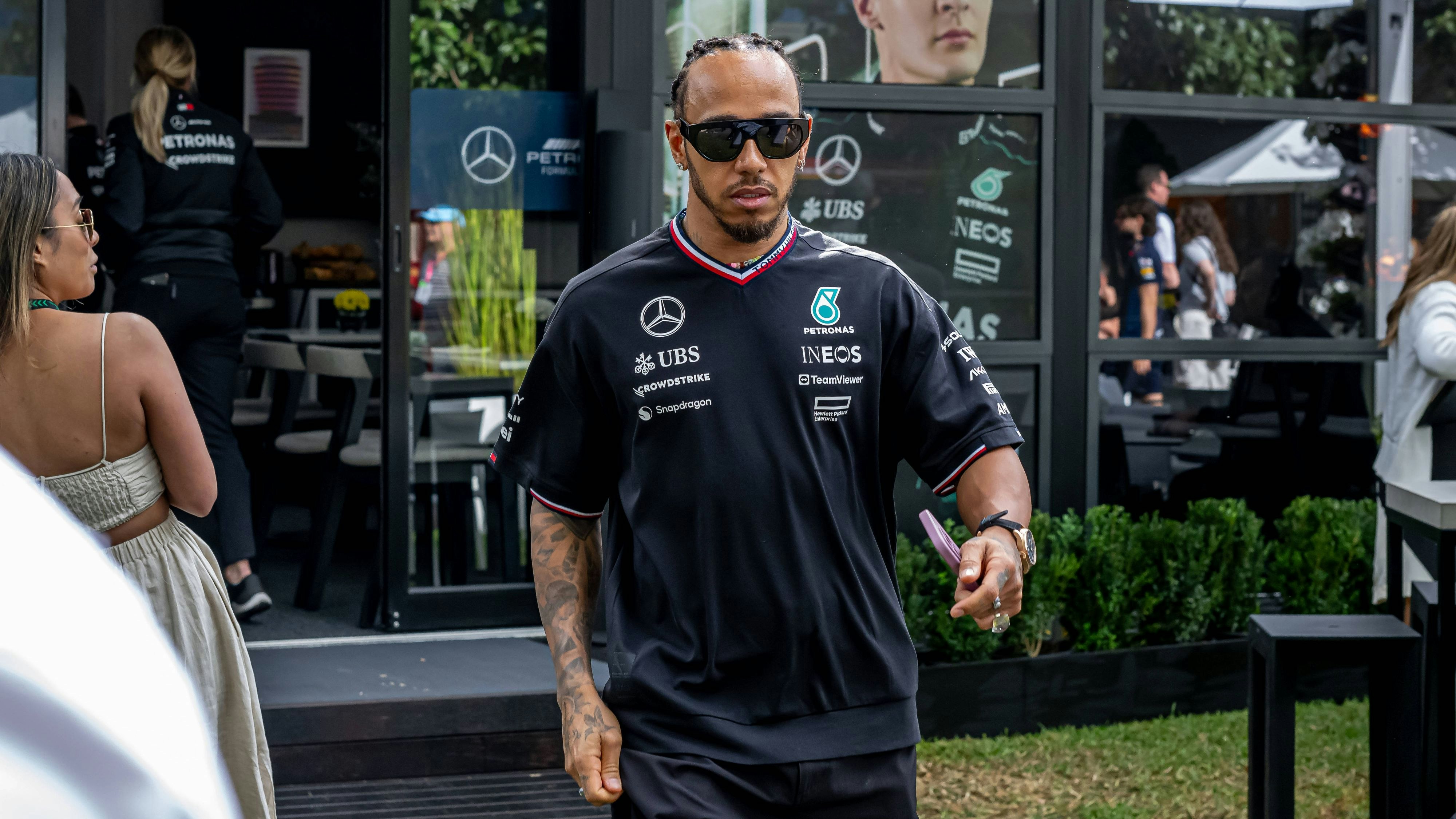 Superstar Lewis Hamilton