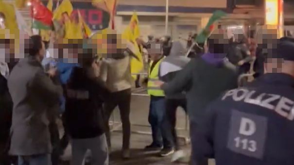 Am Columbusplatz wurde es kurzfristig unübersichtlich.