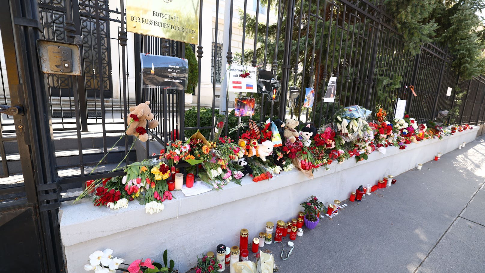 Solidarität und Trauer um die Terroropfer des Crocus City Hall Anschlags sind willkommen
