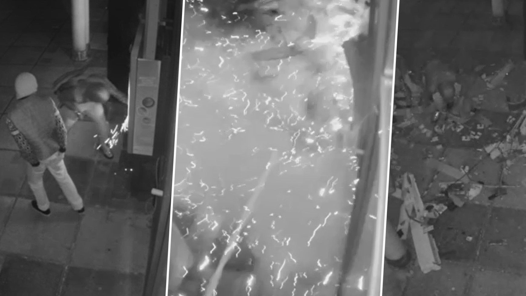 Heute.at - Video! So jagten Rowdys Tschick-Automaten in die Luft