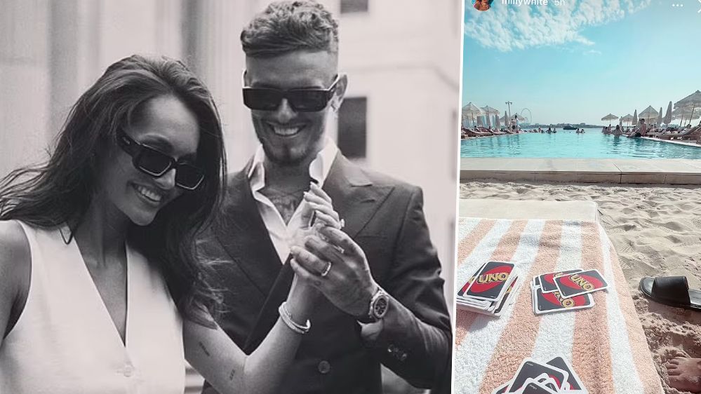 Ben White und seine Ehefrau Milly relaxen in Dubai.