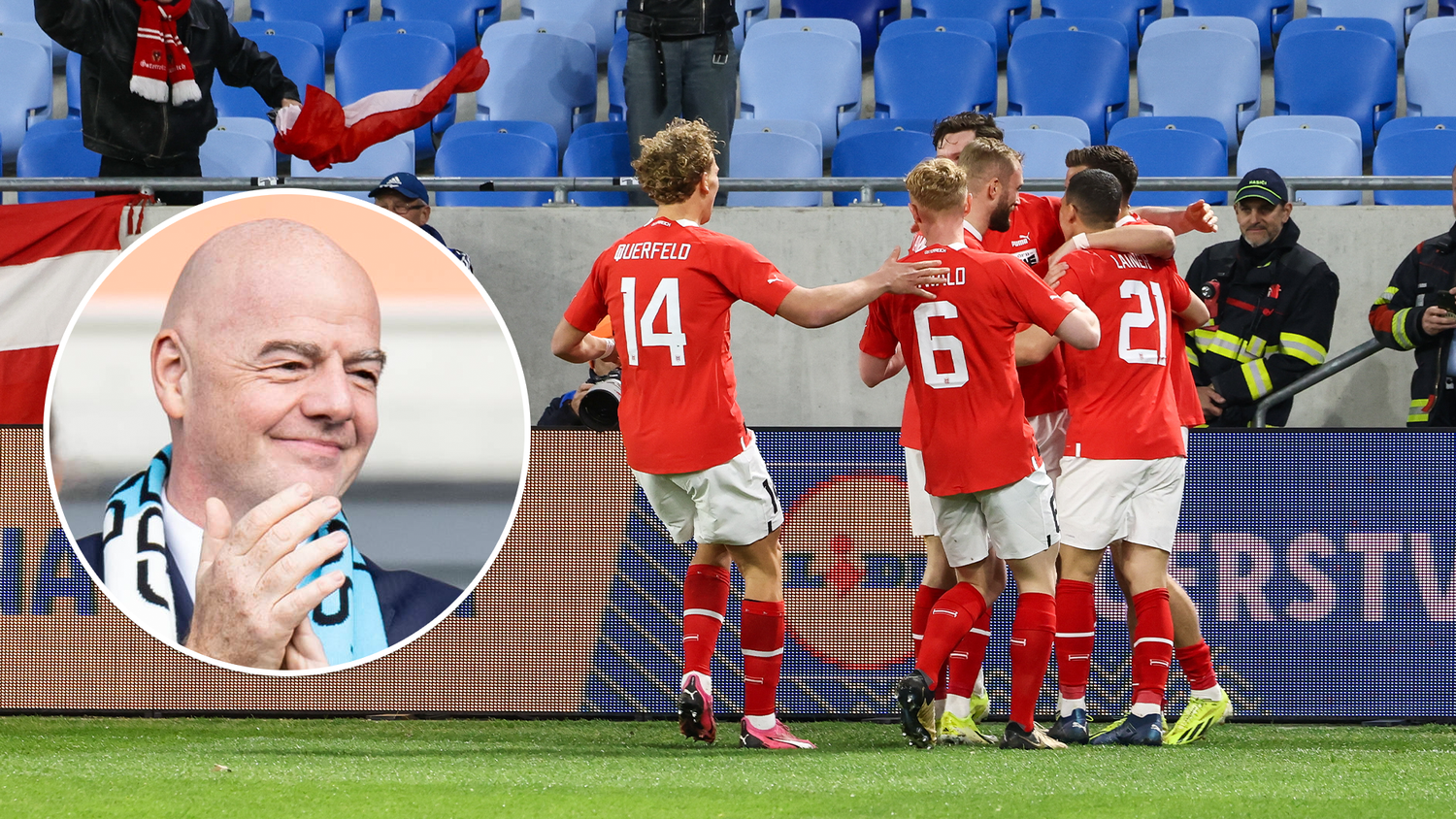 FIFA-Boss Gianni Infantino bedankte sich für das Geburtstagsgeschenk.