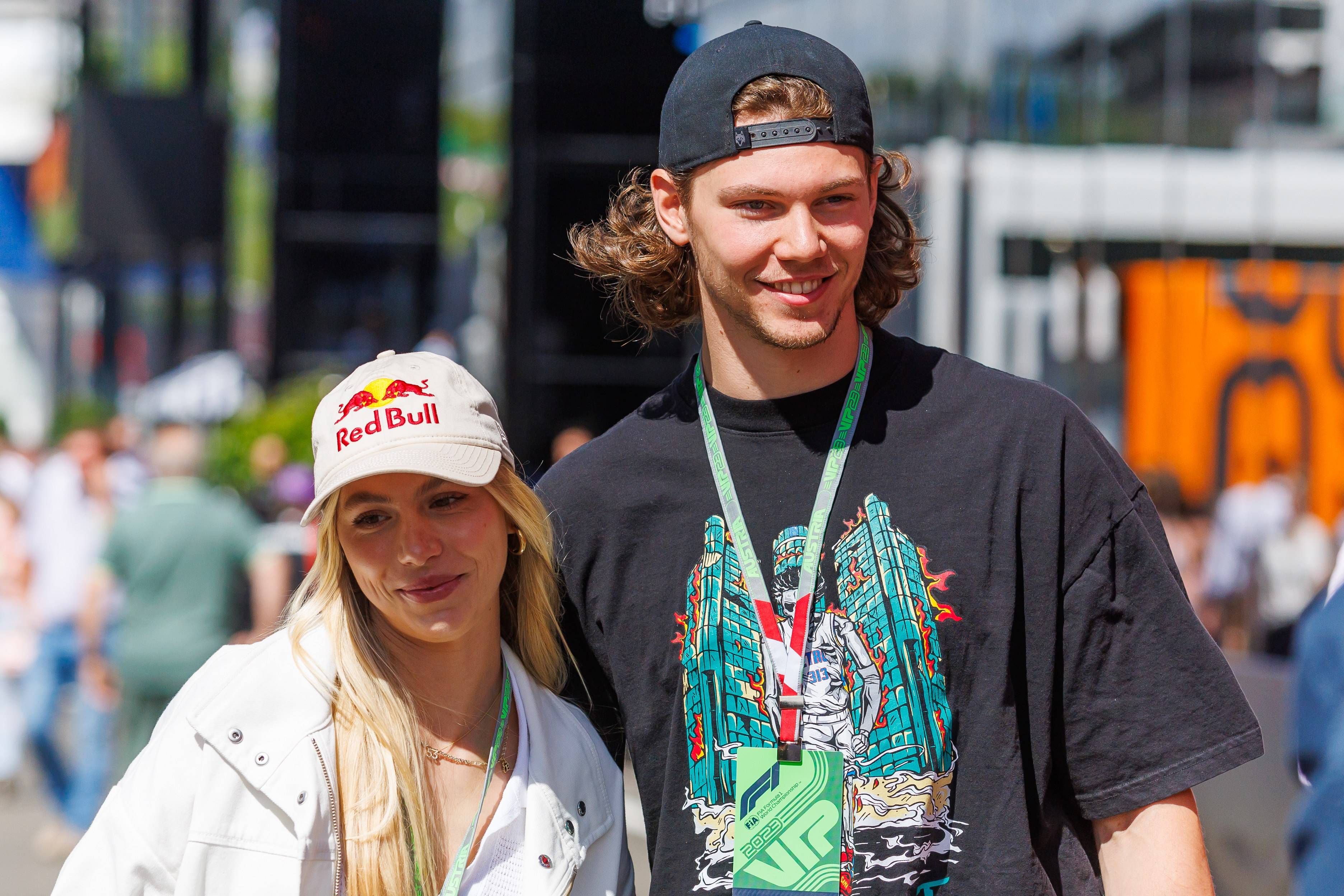 Anna Seidel und Moritz Seider – das deutsche Sport-Traumpaar besuchte vergangenes Jahr den Österreich-Grand-Prix in Spielberg.