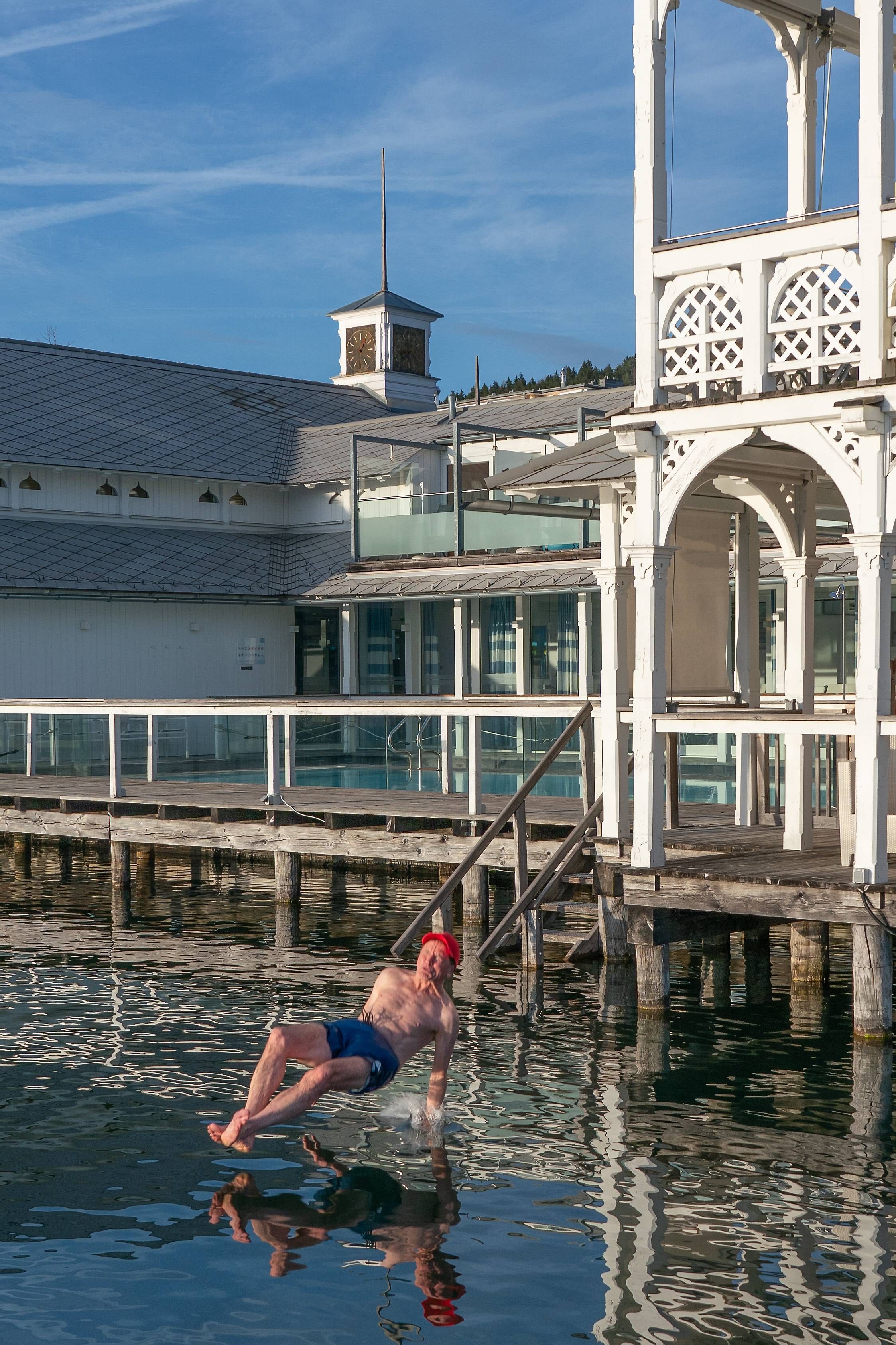 Doch die Landung erwischte er heuer nicht wirklich gut
