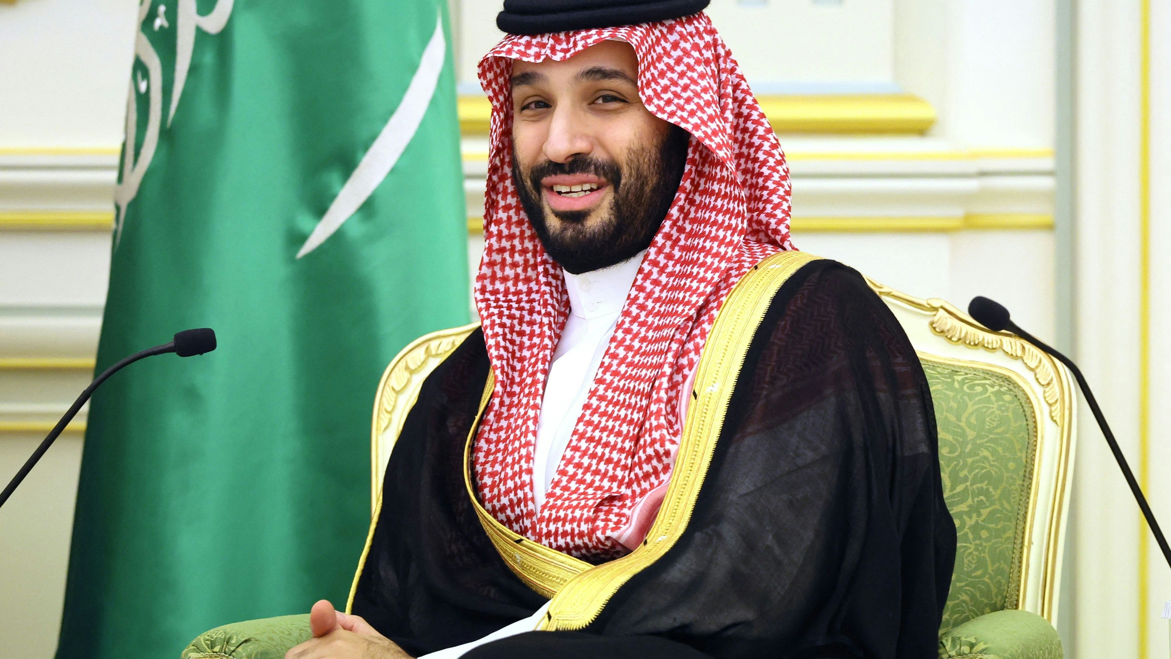 Hatte das teuerste Gemälde angeblich auf seiner Yacht "Serene" ausgestellt: Saudi-Arabiens Kronprinz Mohammed bin Salman.